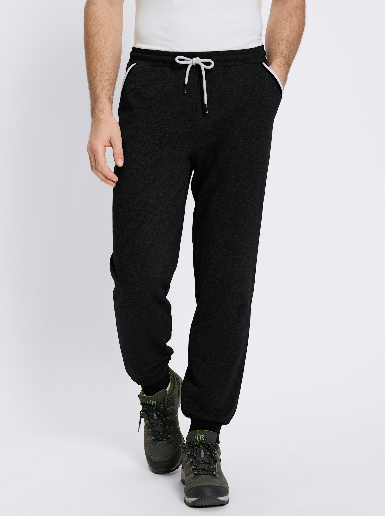 Catamaran Sports Freizeithose mit 1 Tasche hinten - schwarz-weiß