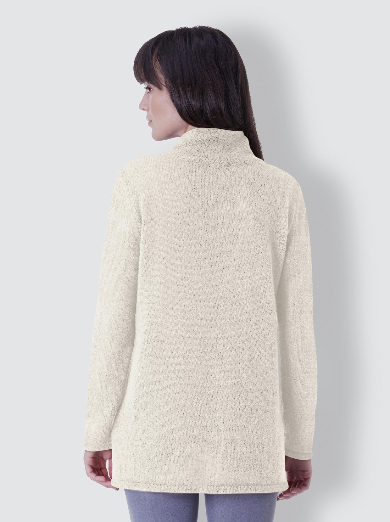 Creation L Premium Woll-Alpaka-Pullover - ecru
