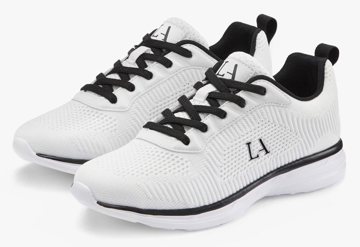 LASCANA Sneaker - weiß /schwarz