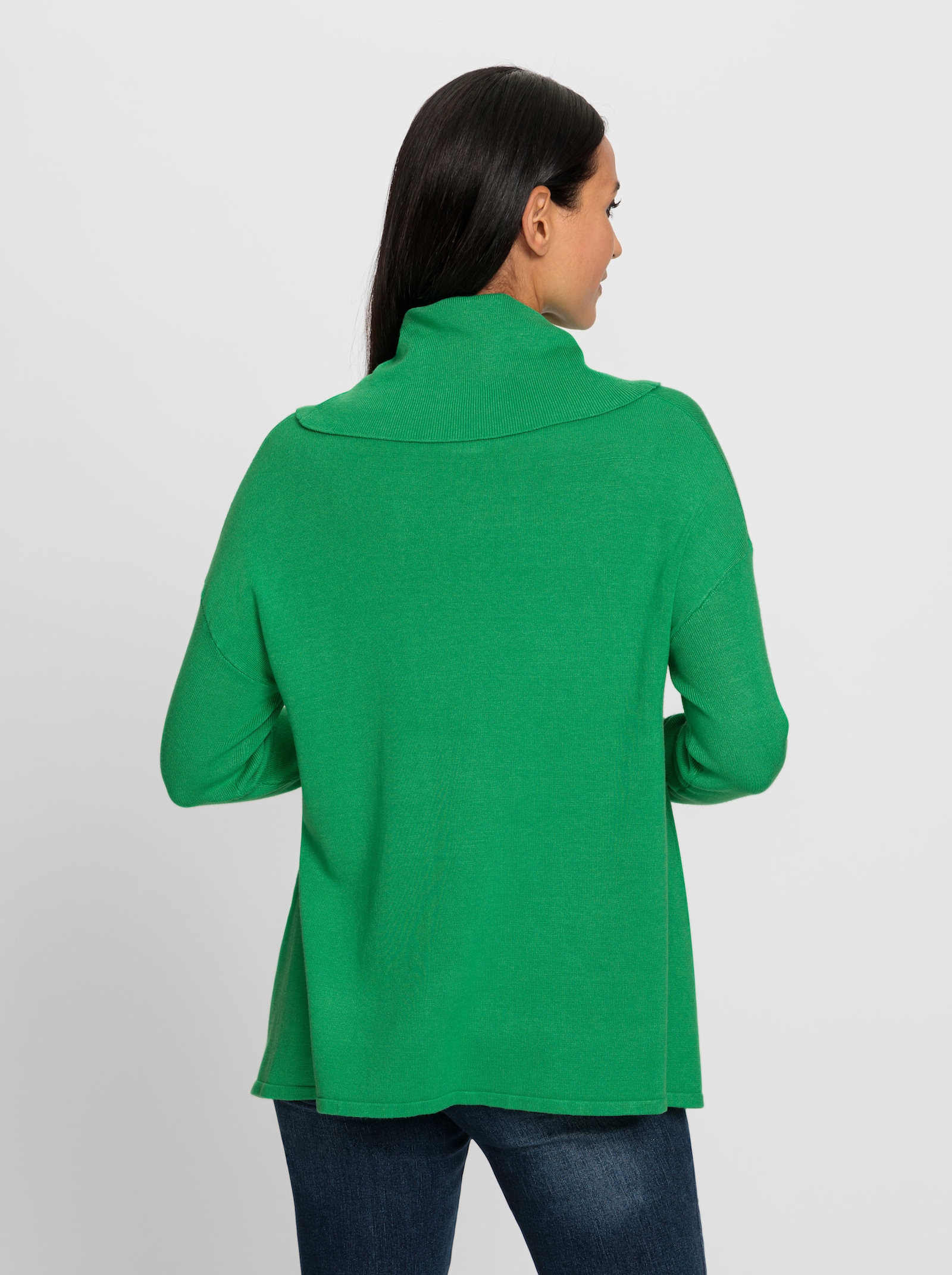 heine Rollkragenpullover im Oversized-Look - grasgrün