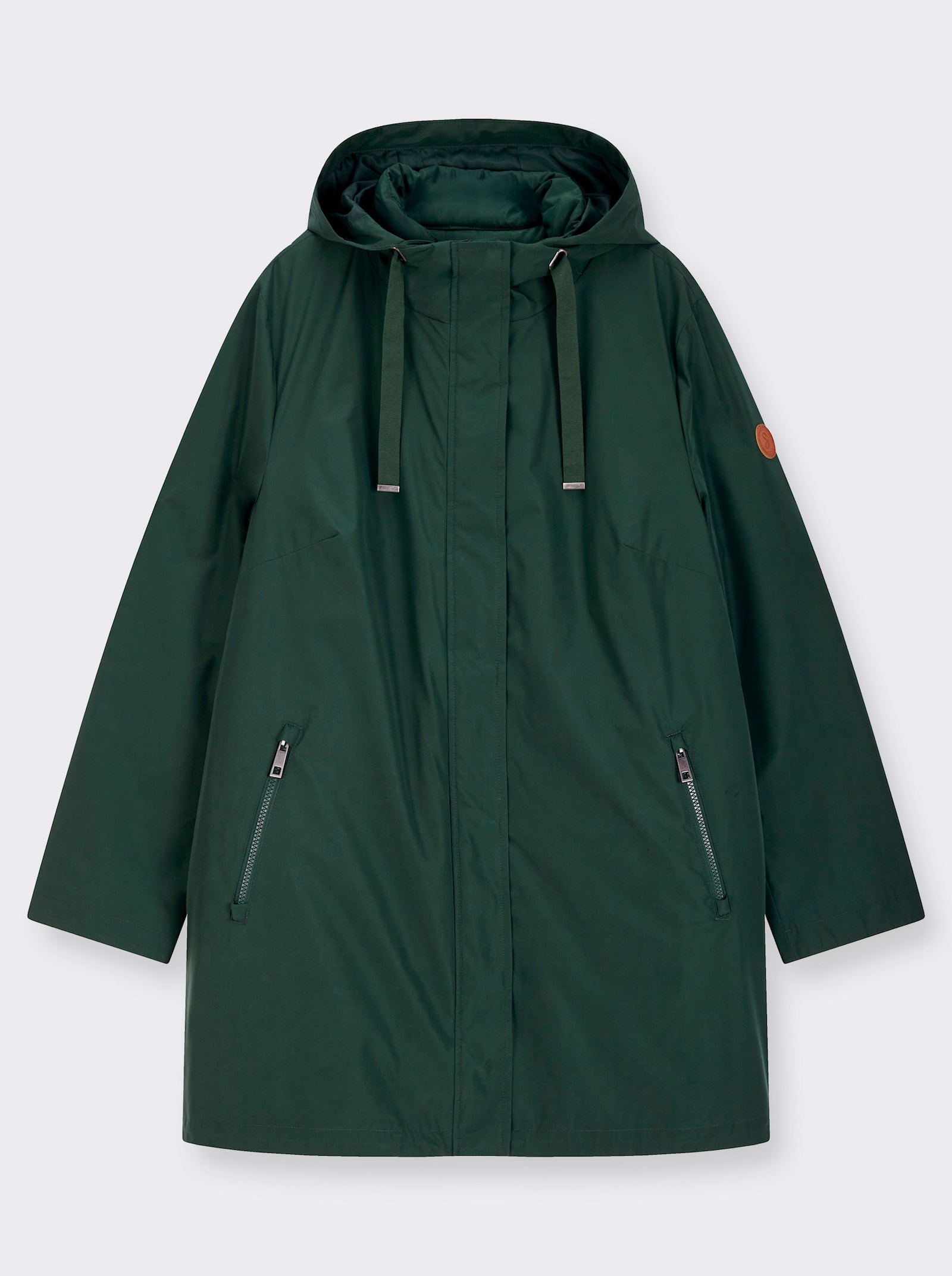 sheego 3-in-1-Funktionsjacke als Jacke oder Weste tragbar - moos