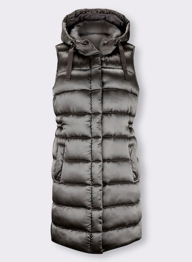 heine Steppweste in grau heine