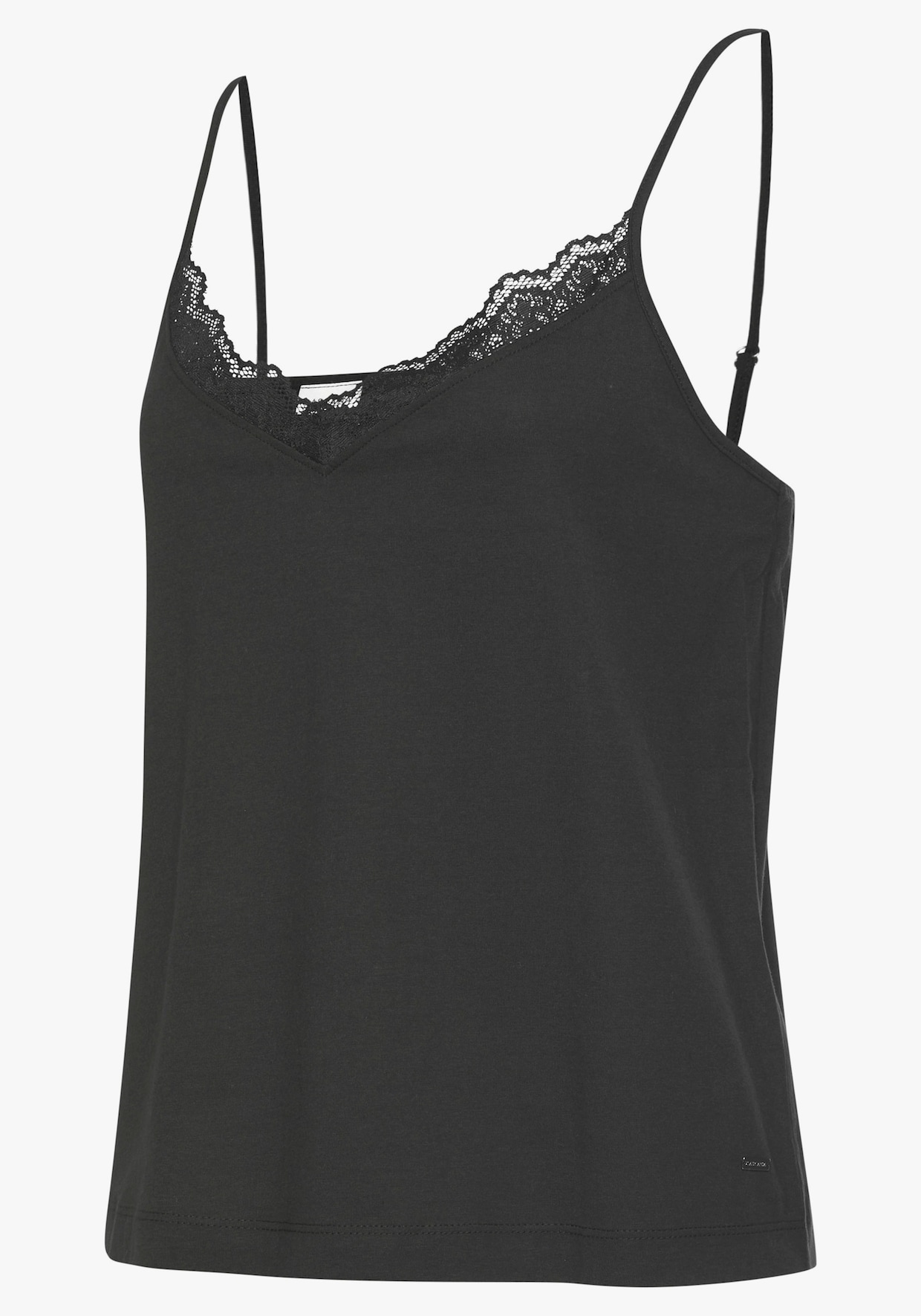 LASCANA Kanten top - zwart