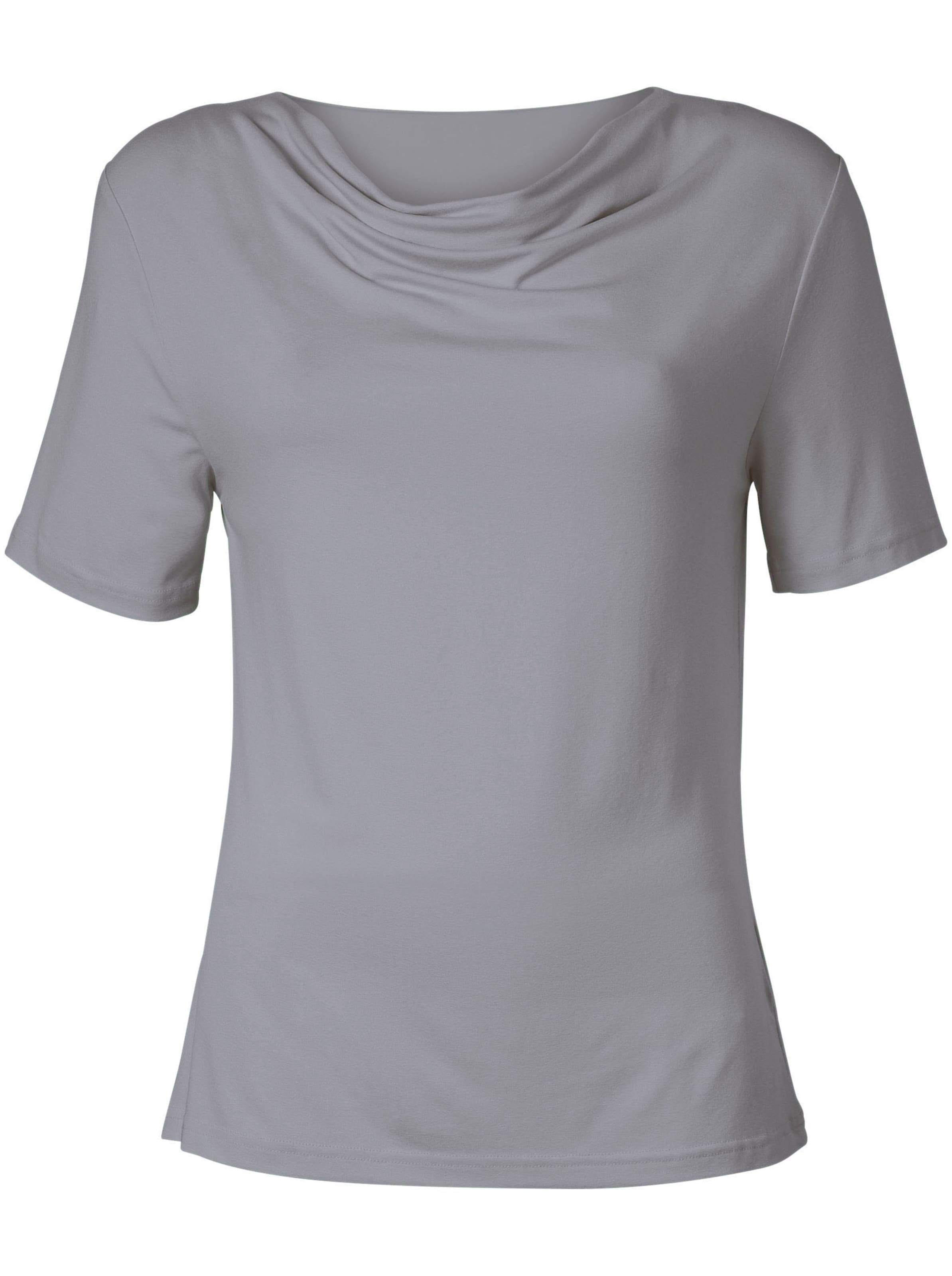 Sheego Damen Grau Wasserfallshirt - Bild 2