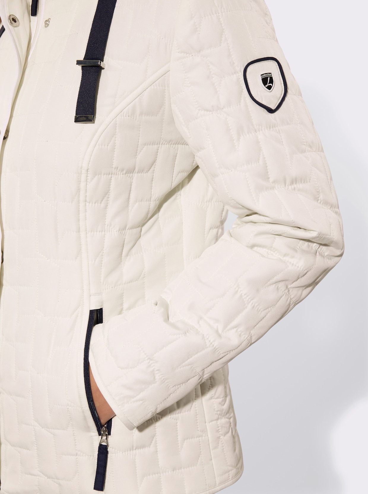 Steppjacke - champagner
