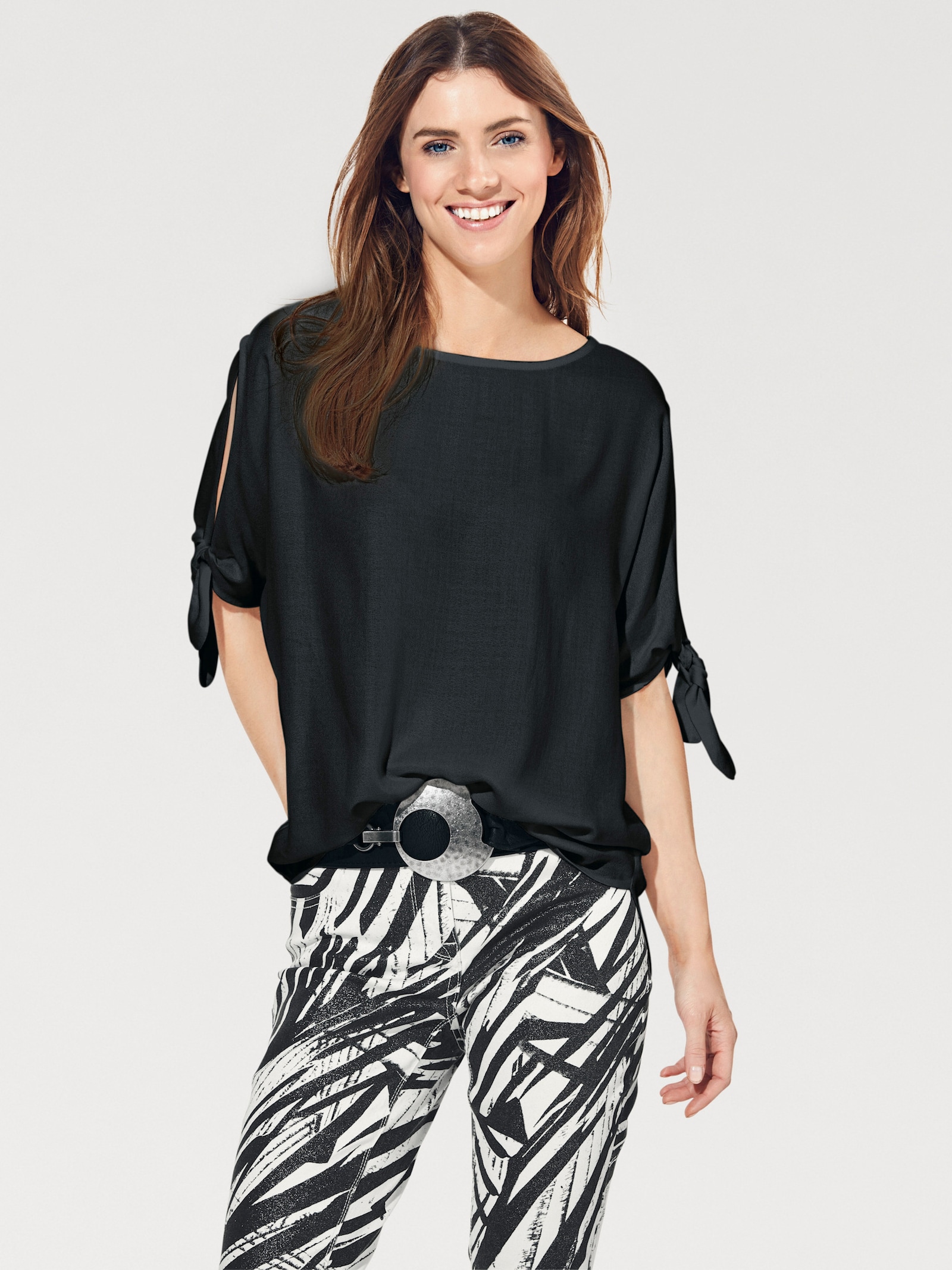 heine Comfortabele blouse - zwart