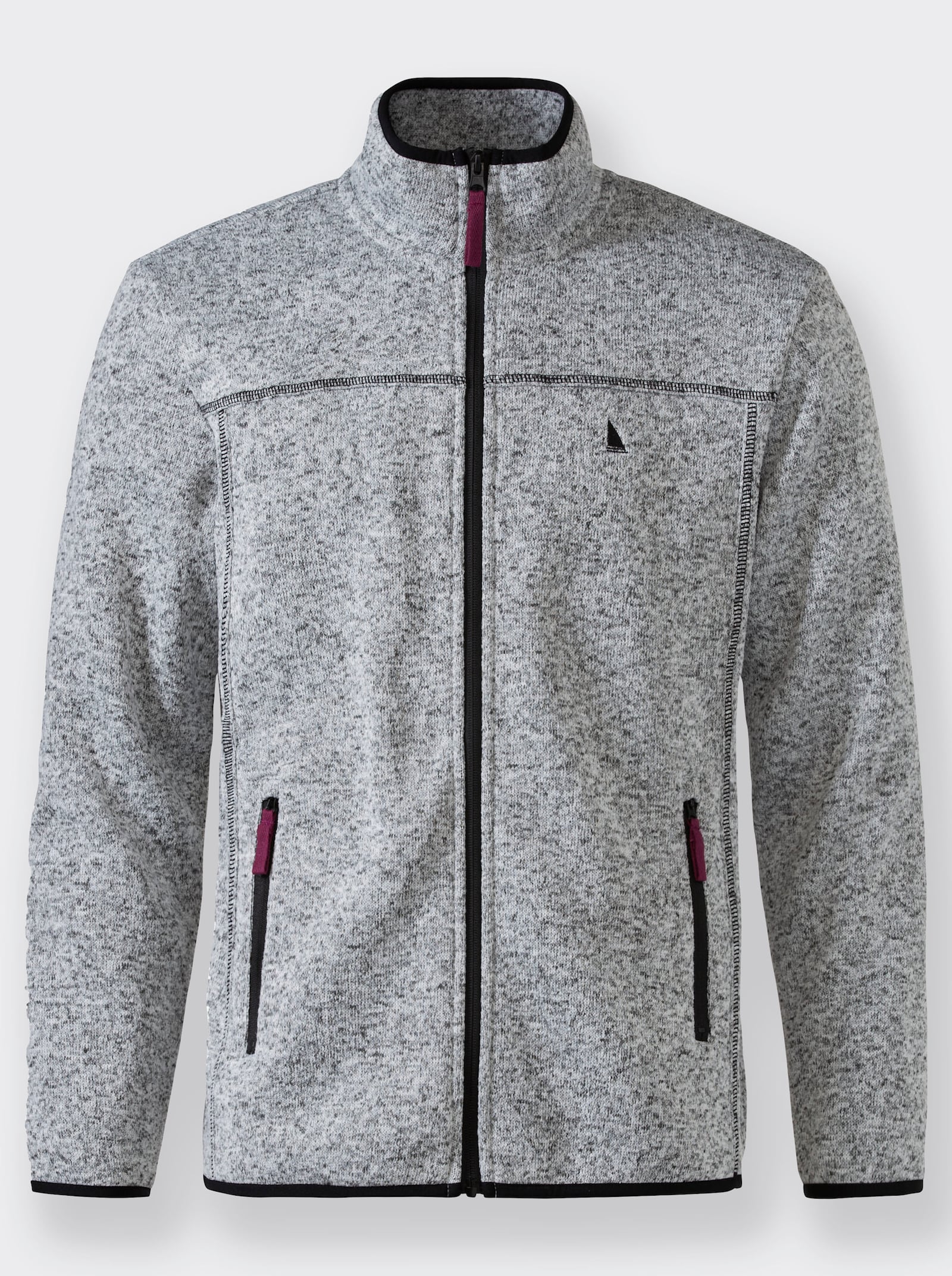 Catamaran Fleecevest - lichtgrijs gemêleerd