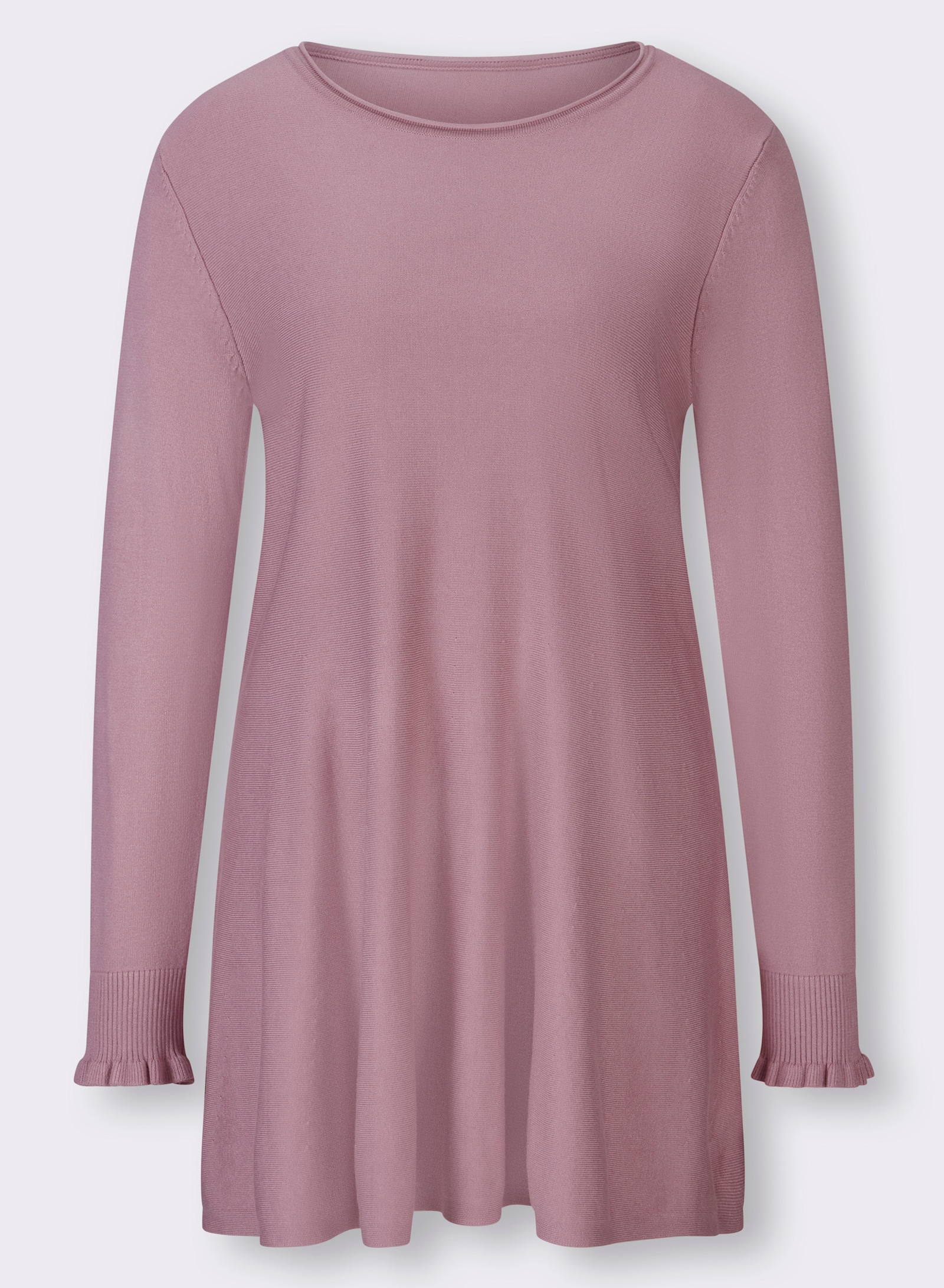 heine Longpullover in leicht ausgestellter Form - mauve