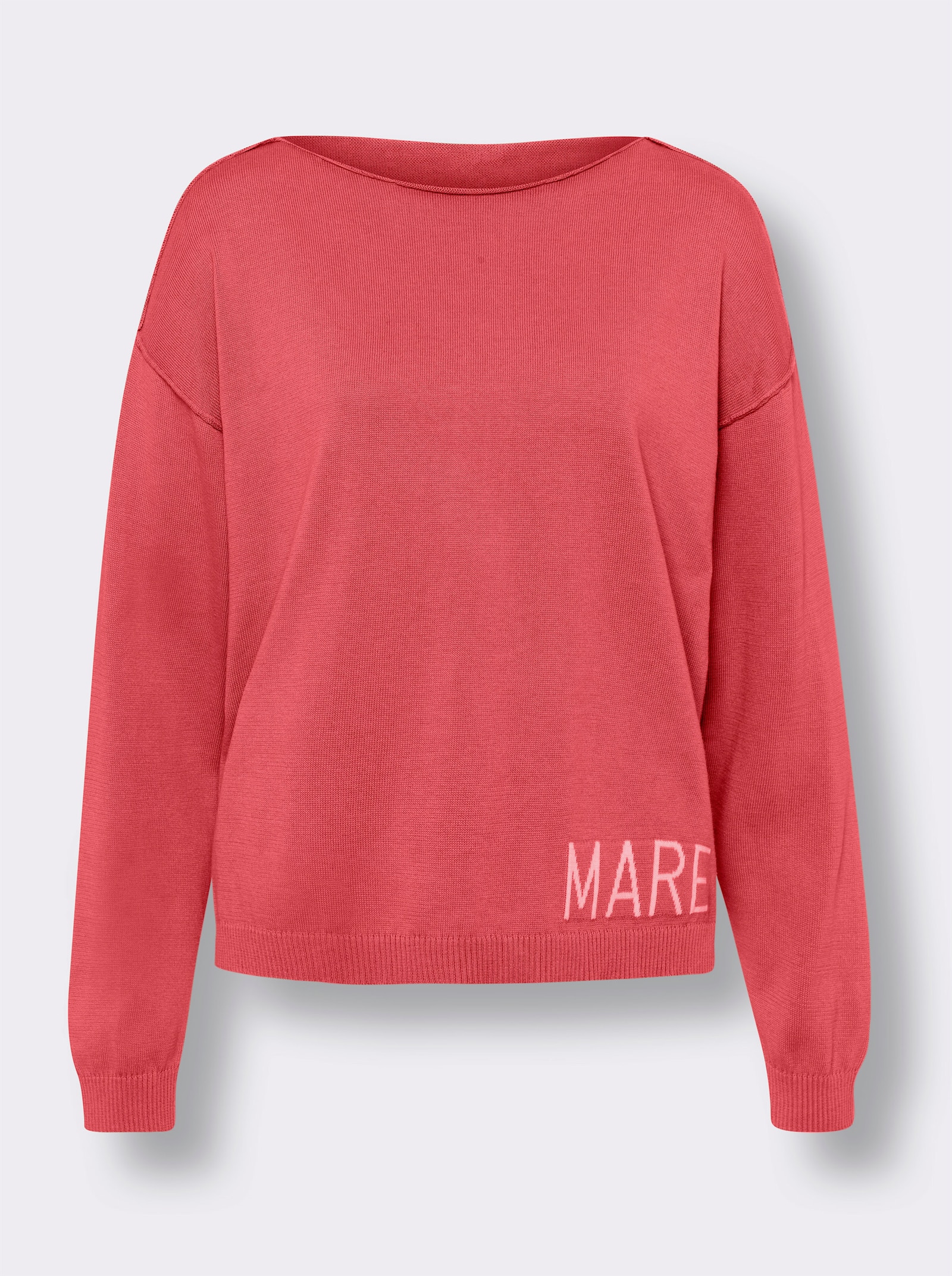 heine Baumwollpullover mit Seitenschlitzen - grapefruit