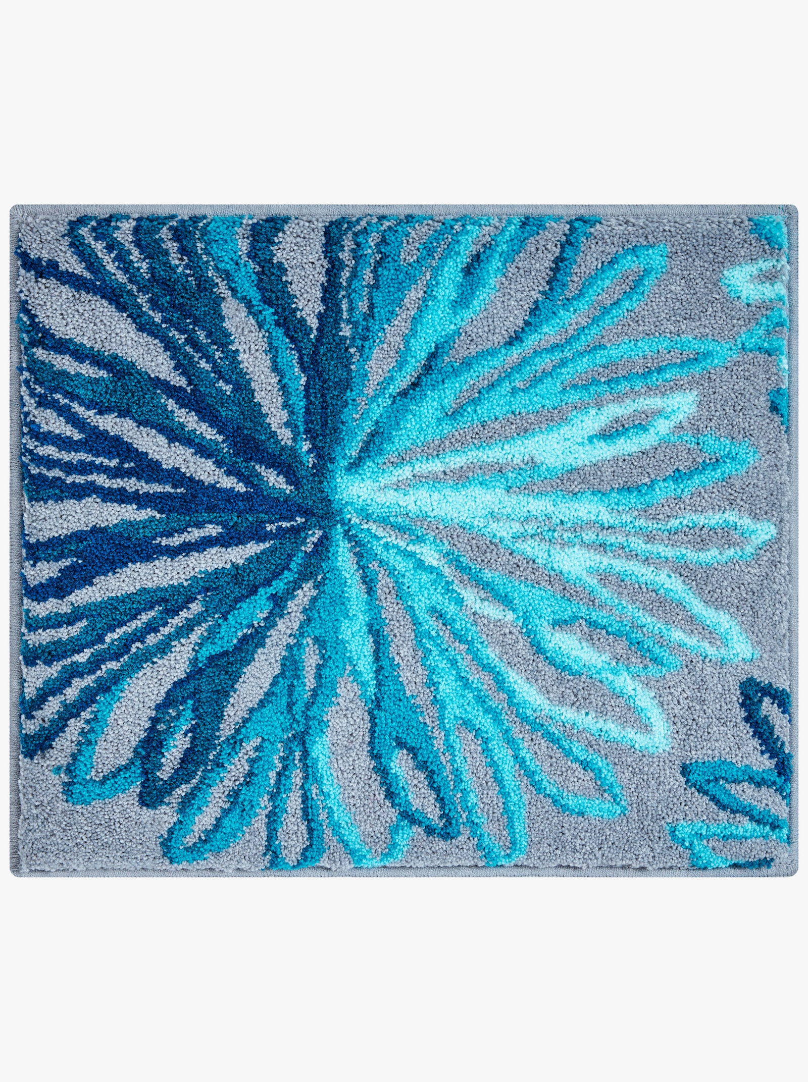 Grund Badematte - türkis-grau
