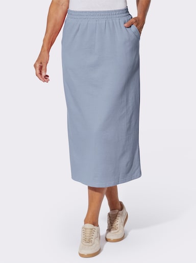 Sweatrock mit Rundum-Dehnbund - bleu