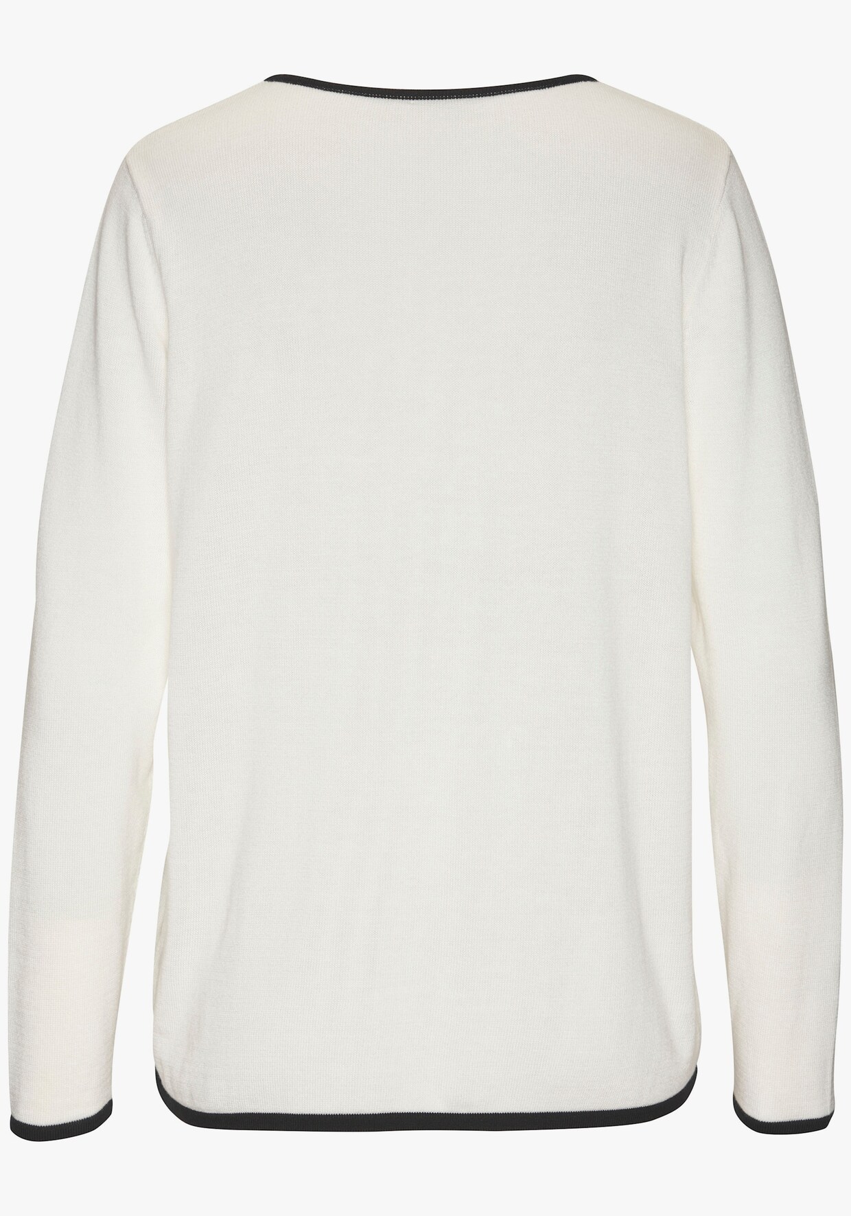 Vivance Pull à encolure en V - blanc-noir