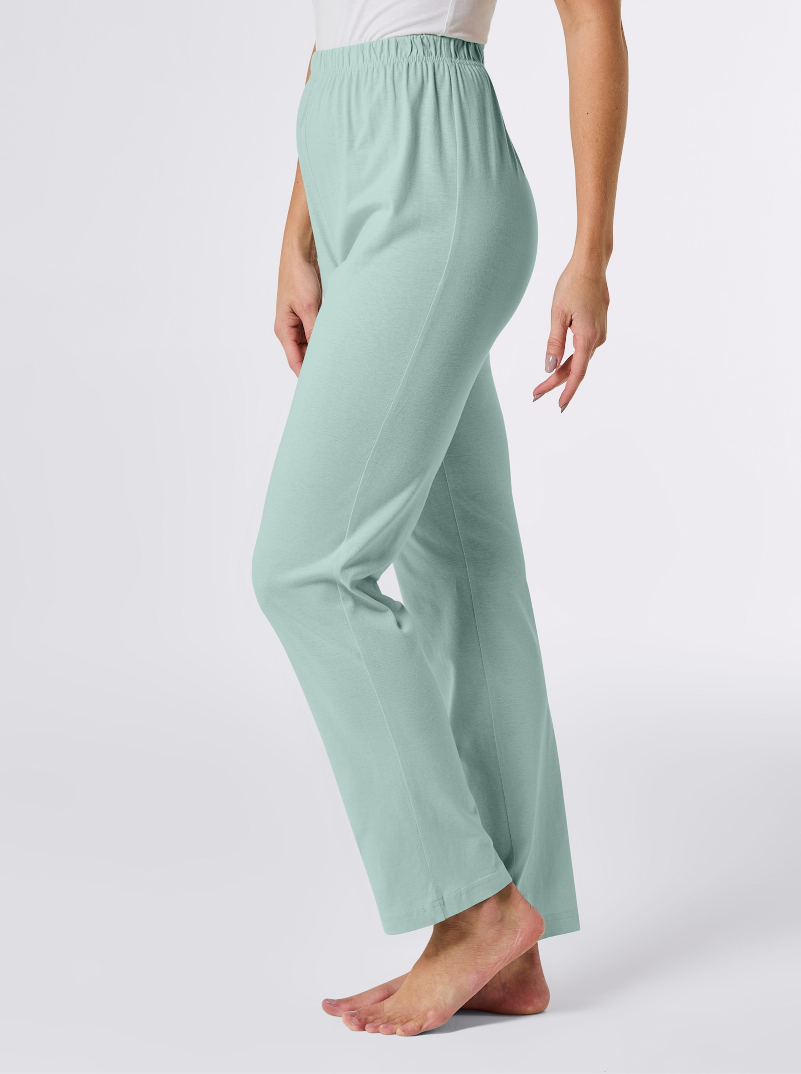 wäschepur Pyjama-Broek - kalkmint