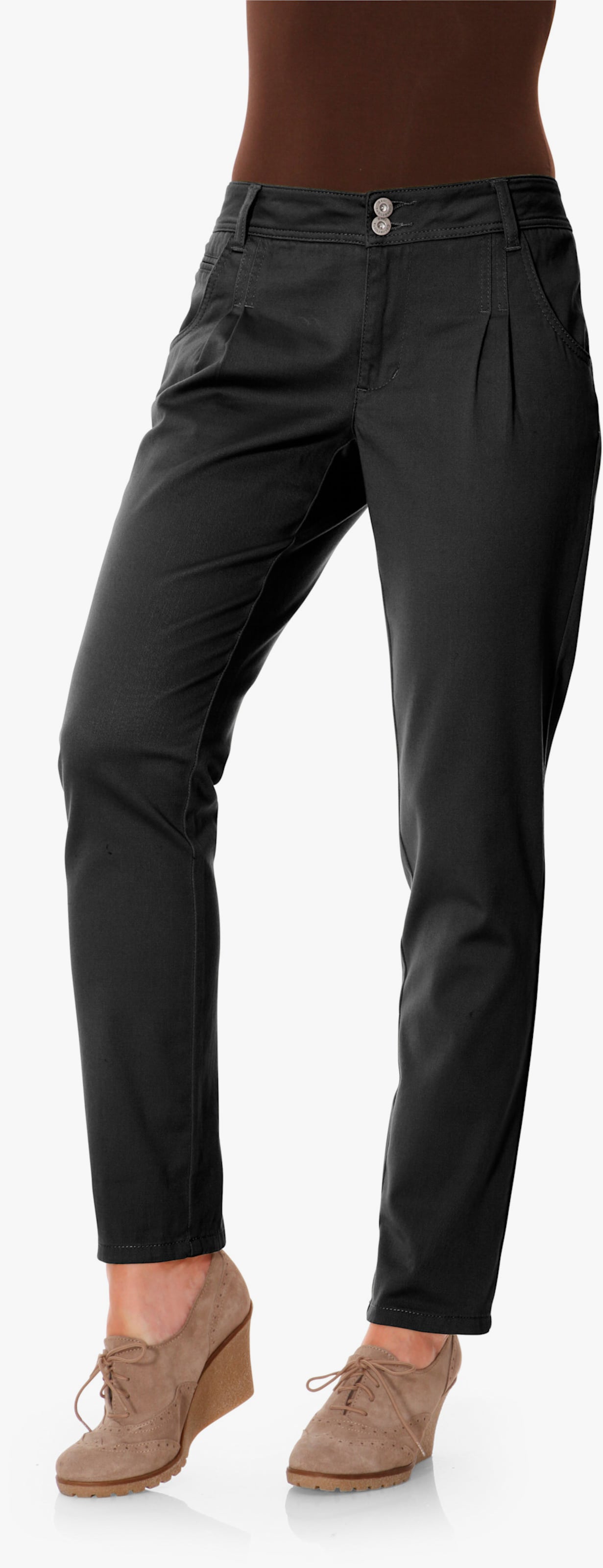 heine Chino-Hose - schwarz