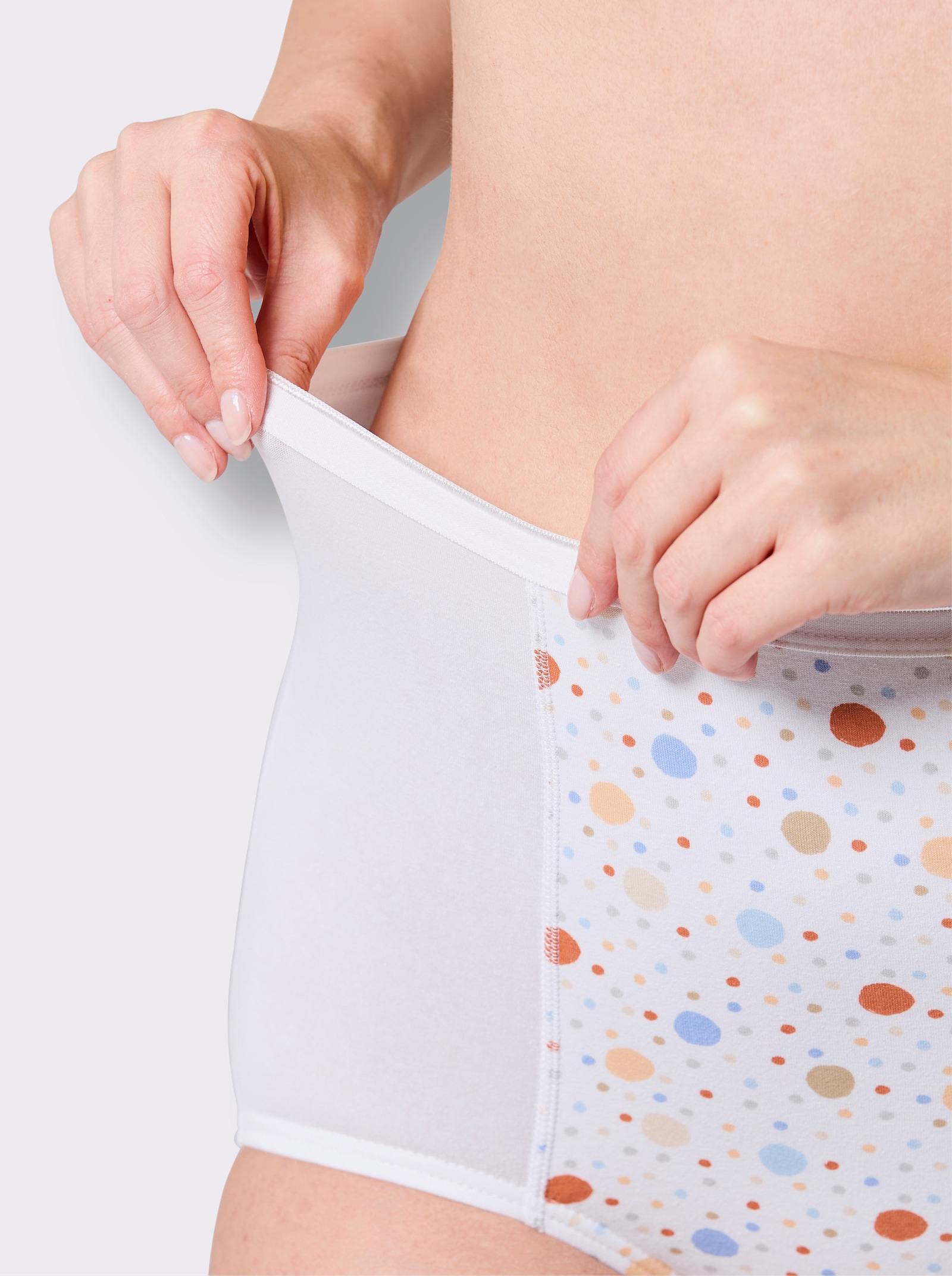 wäschepur Formslip - weiß-bedruckt