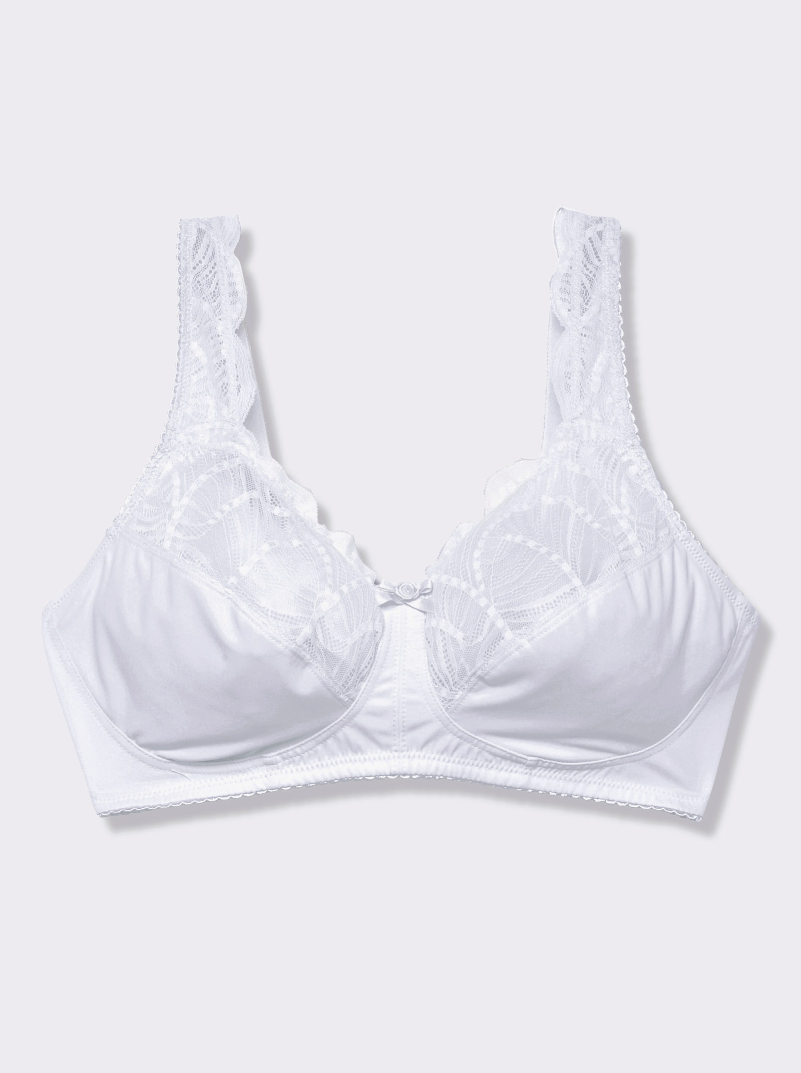 wäschepur BH ohne Bügel - weiß