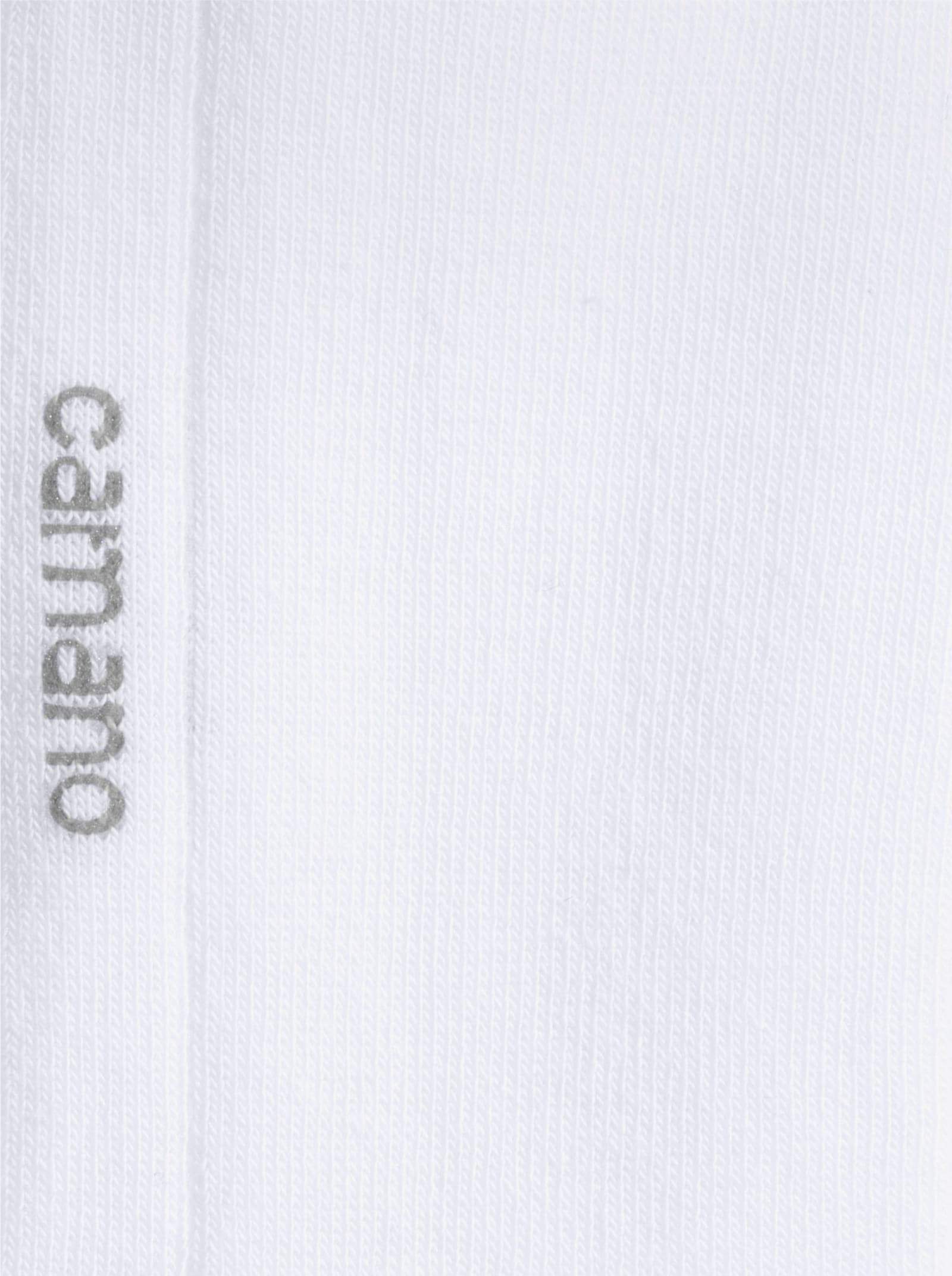 Camano Krátke ponožky - 4x biela + 3x sivý melír