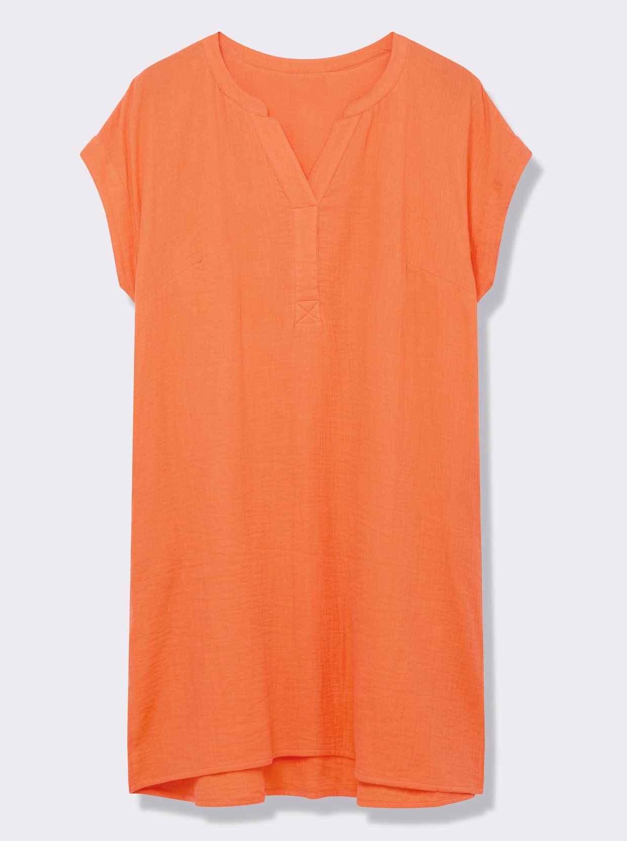 Sommerkleid in Musselin-Qualität - orange