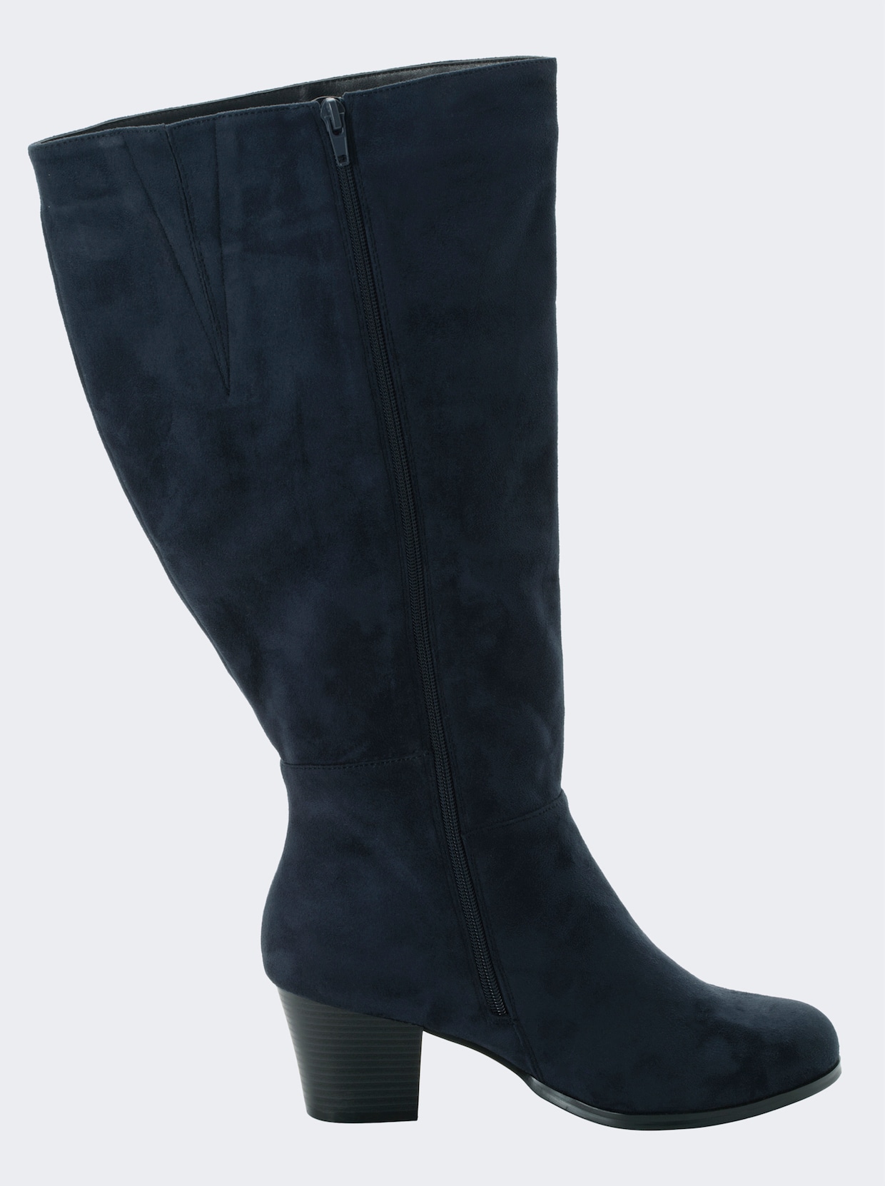 sheego Weitschaftstiefel - jeansblau