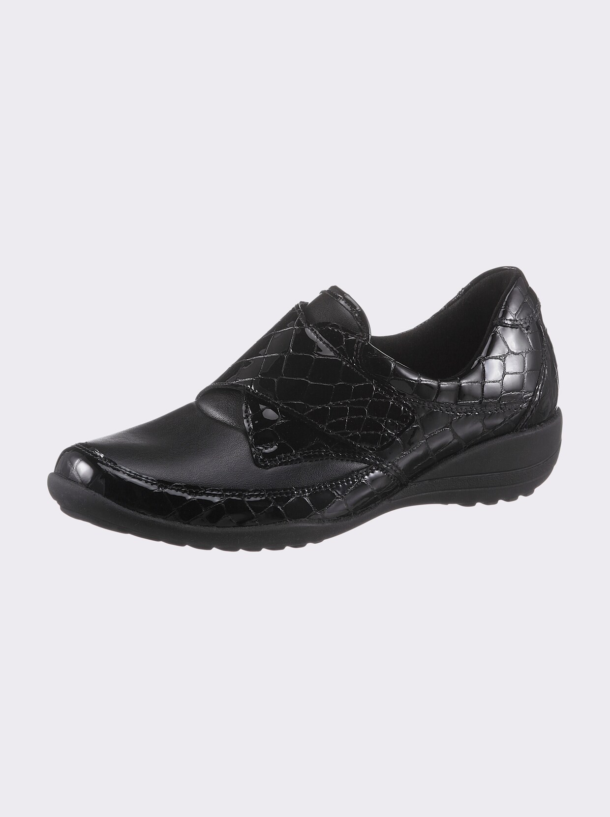 Waldläufer Klettschuh - schwarz