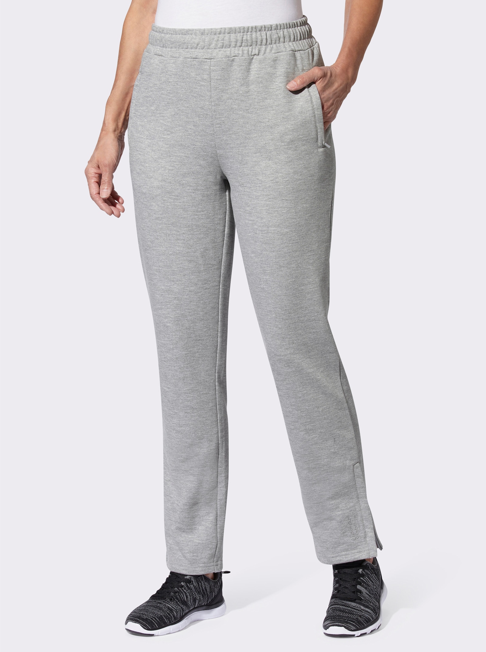 Catamaran Sports Freizeithose mit Reißverschluss-Taschen - grau-meliert