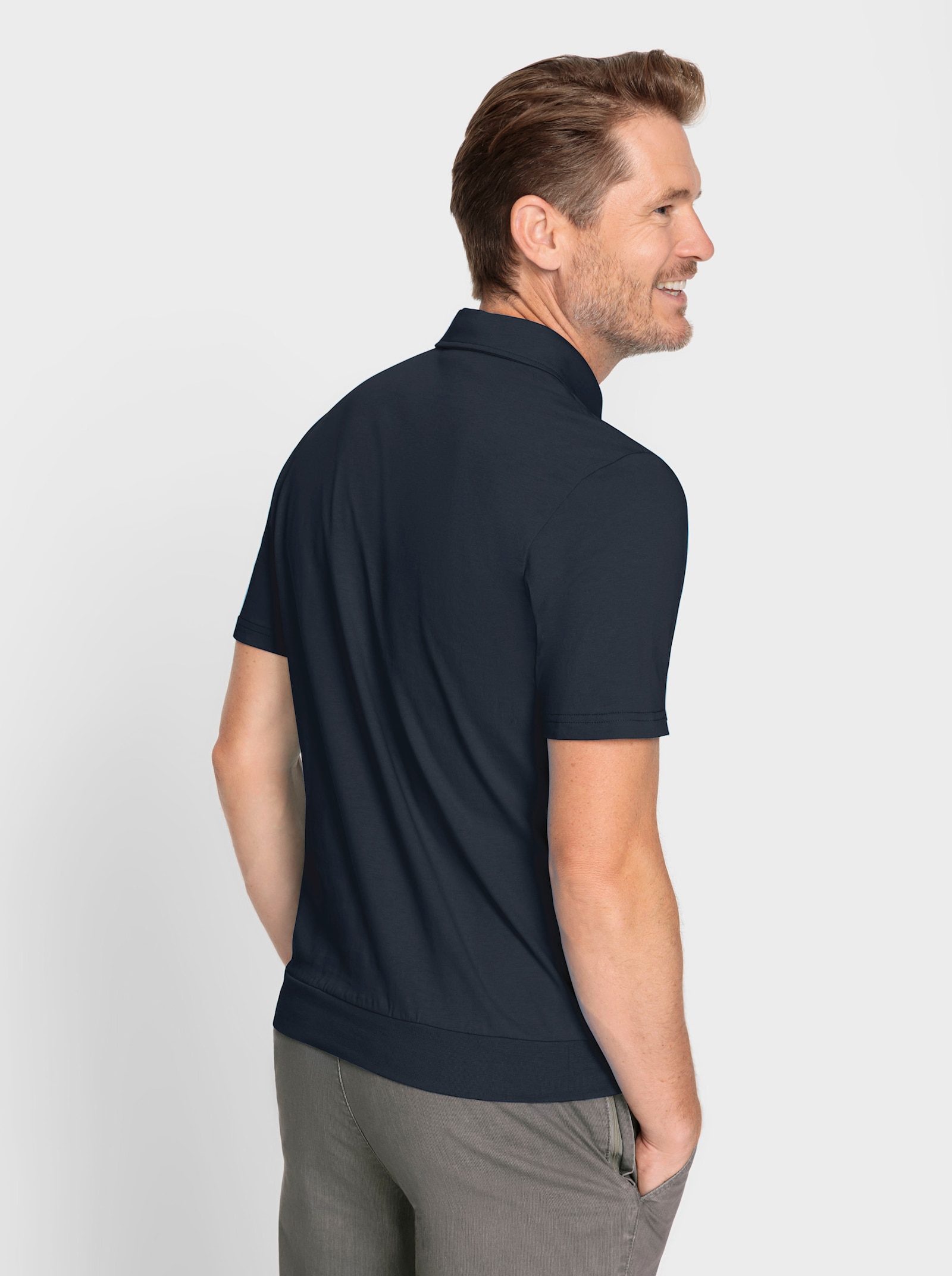 Marco Donati Kurzarm-Shirt - marine