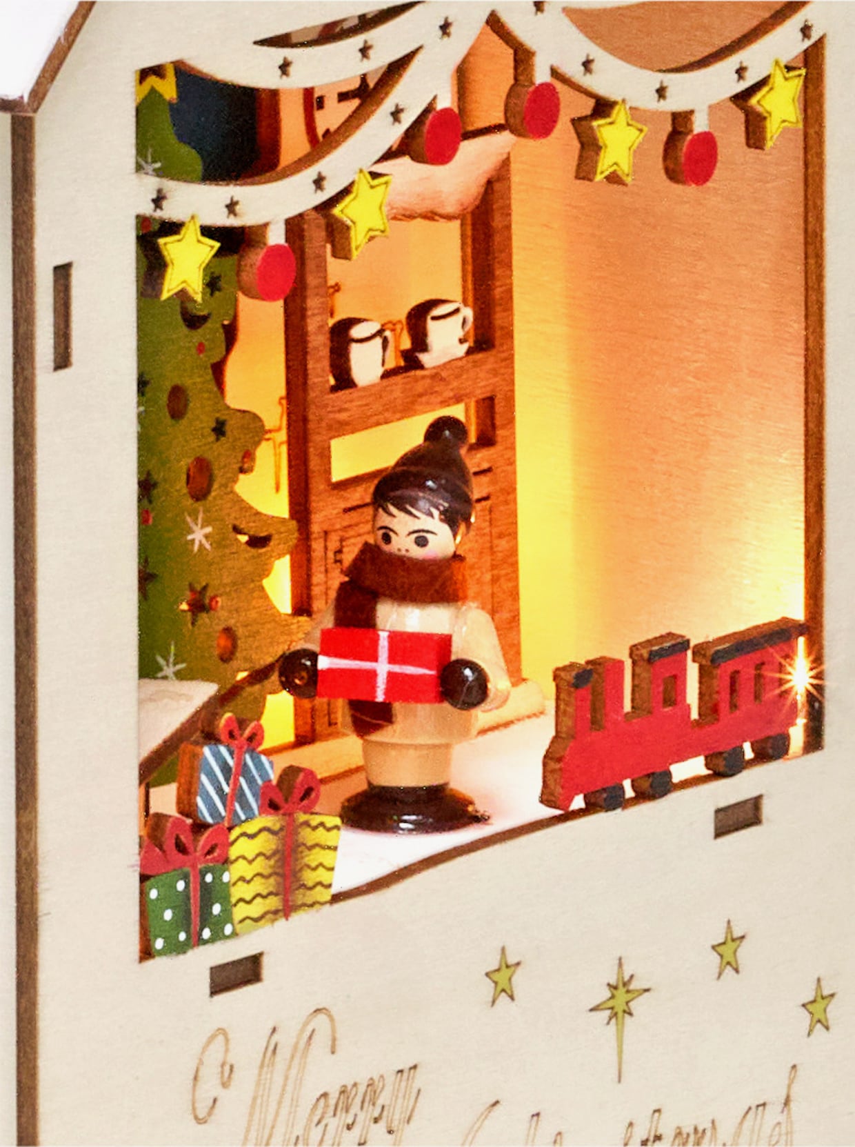 Weihnachtsdeko - braun