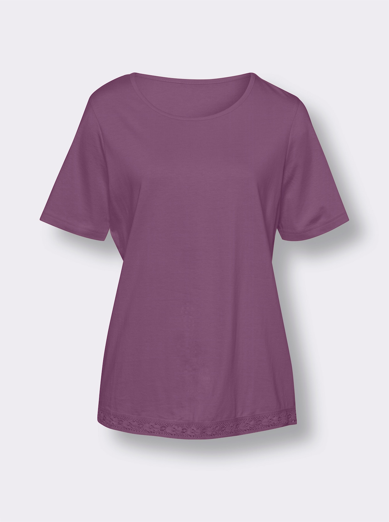 Tričko s krátkymi rukávmi - fialová