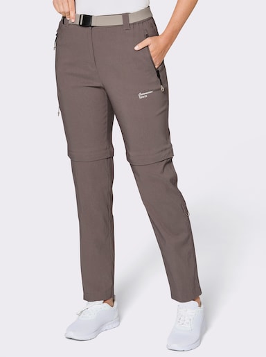 Catamaran Sports Trekkinghose mit abzippbaren Beinen - dunkeltaupe