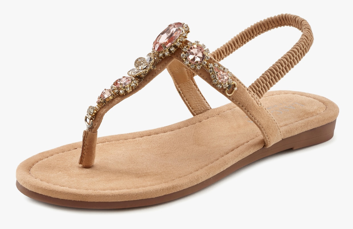 LASCANA Teenslipper - beige