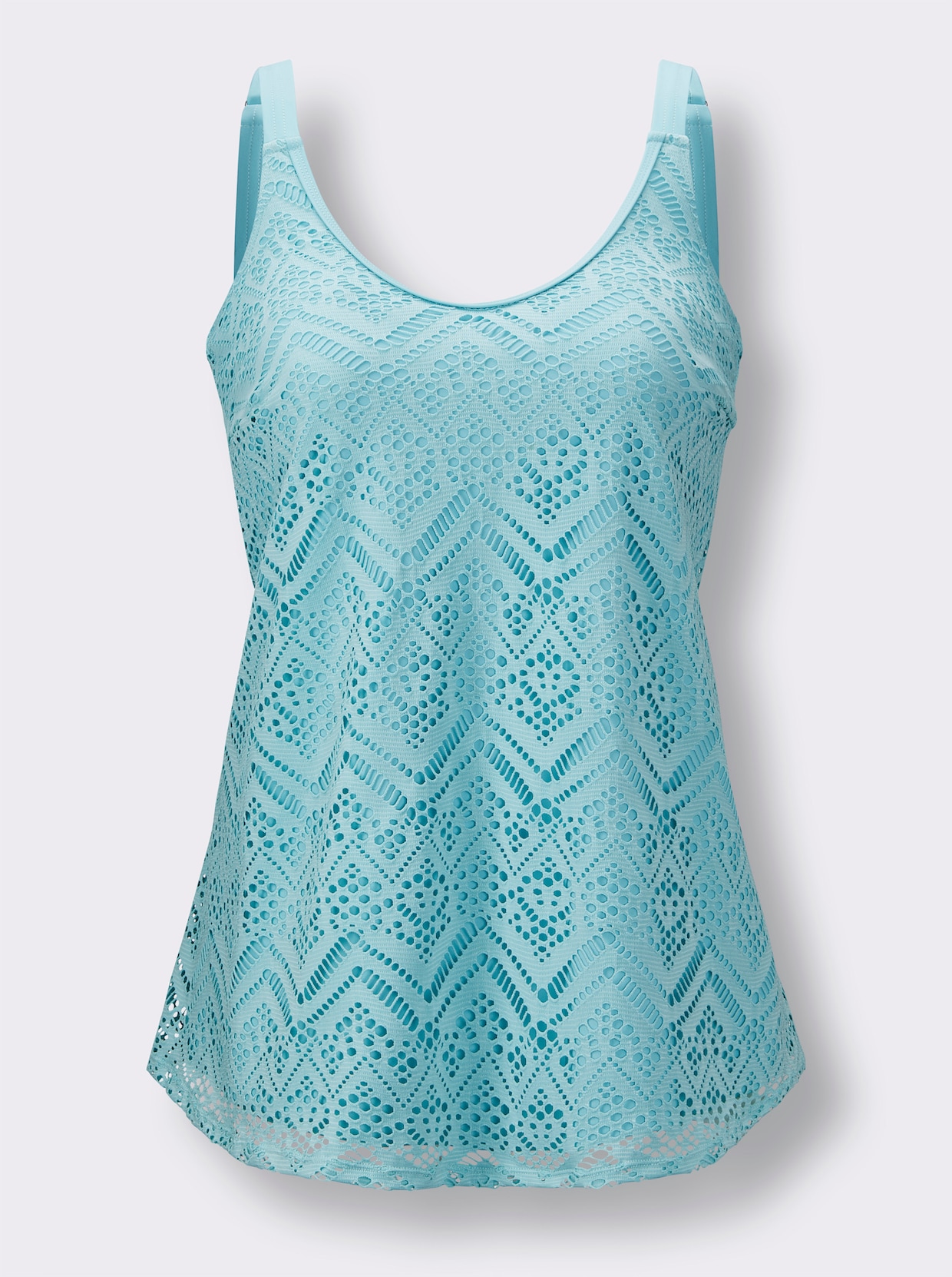 feel good Oversized-Tankini-Top - aquamarin