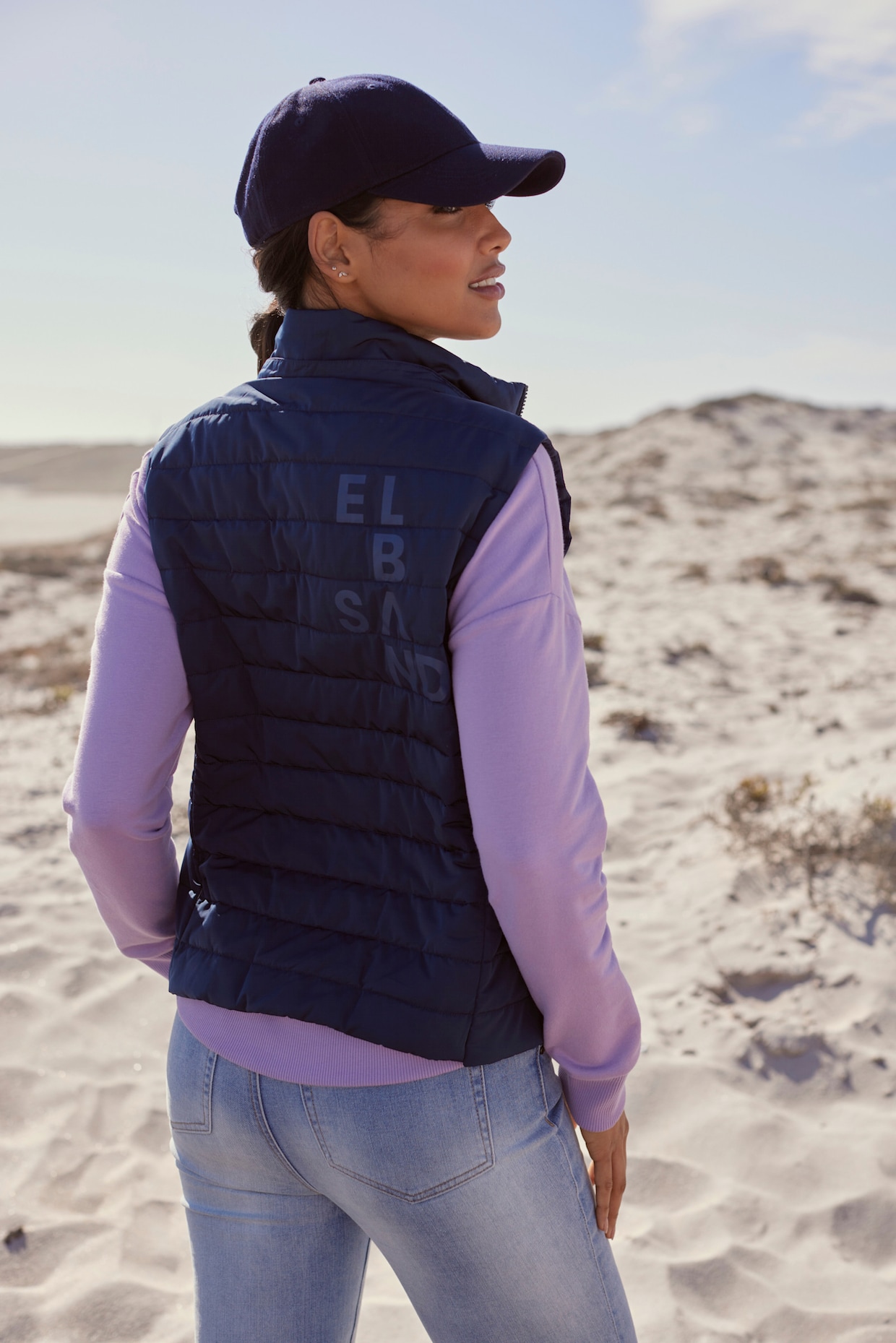 Elbsand Gilet matelassé - bleu foncé