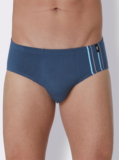 wäschepur men Slip - donkerblauw/aqua