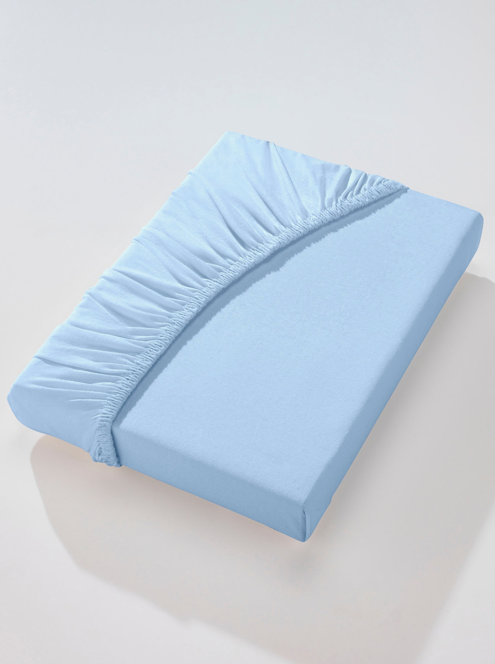 wäschepur Betttuch - hellblau