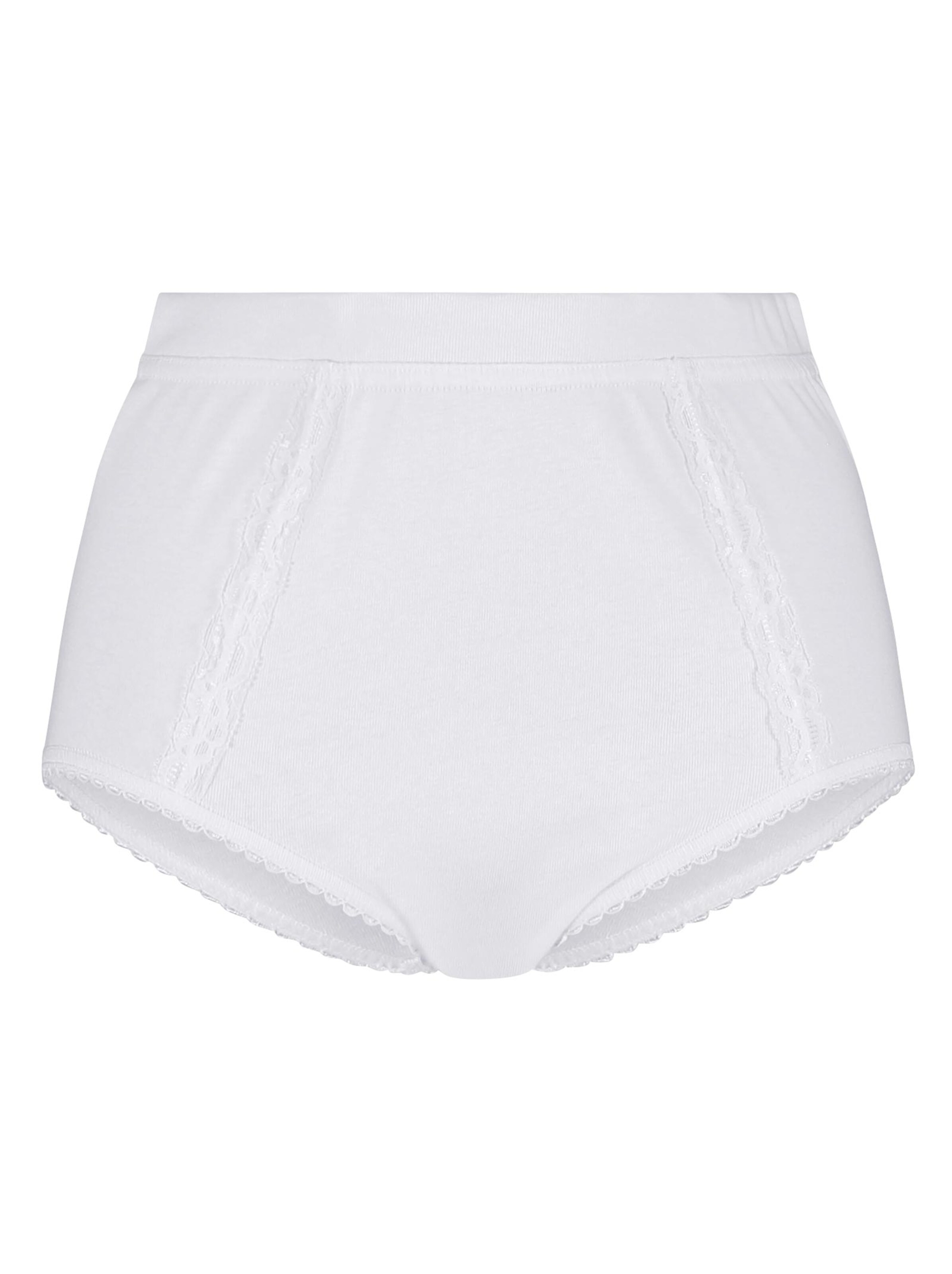 Taillenslip - weiß + marine + bordeaux