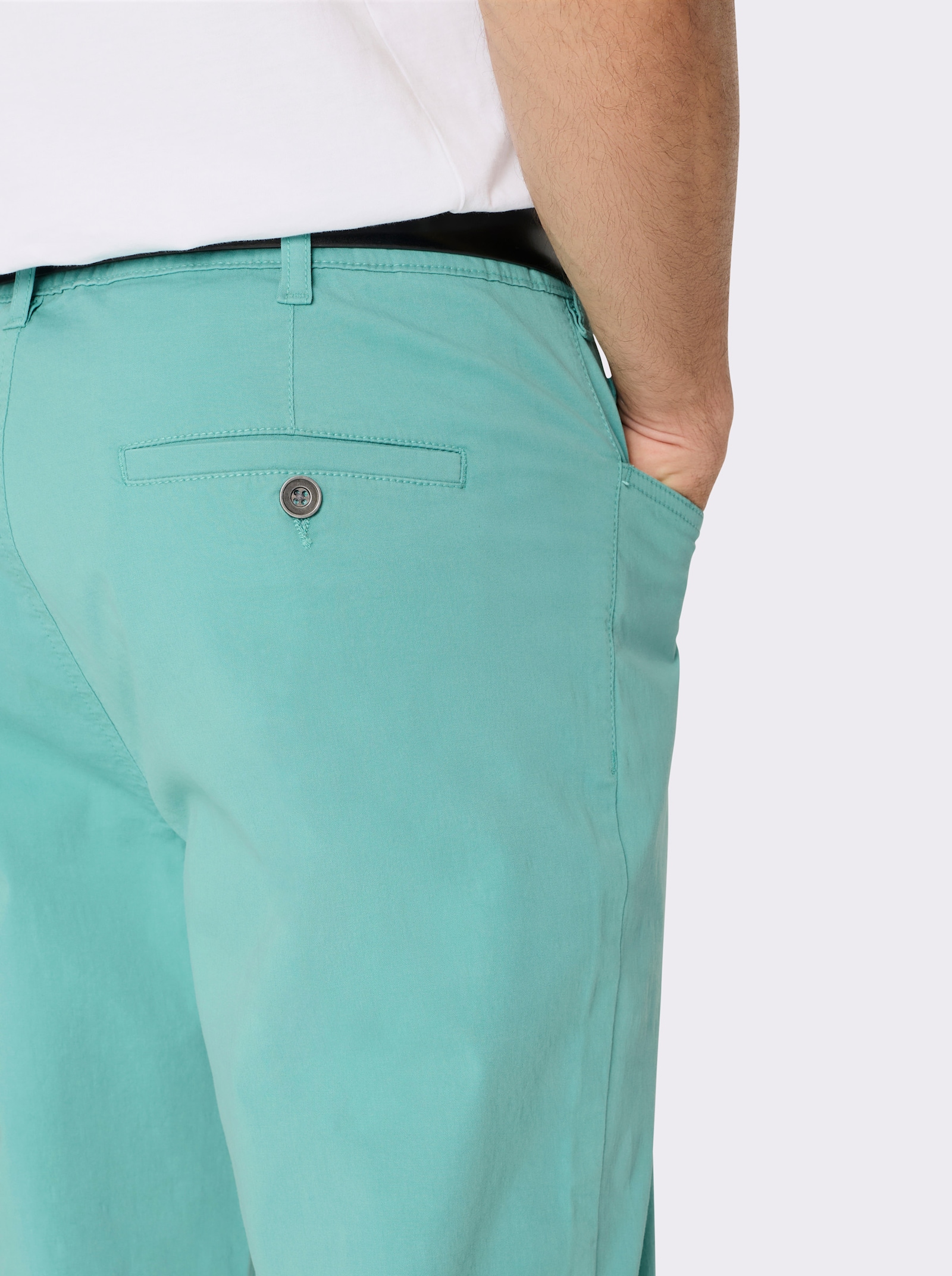 Catamaran Broek van zomers twill - salie
