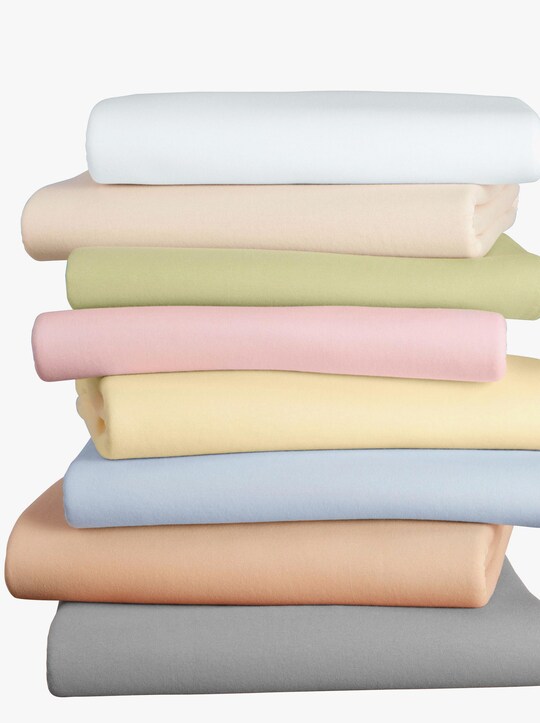 wäschepur Spannbetttuch - grau