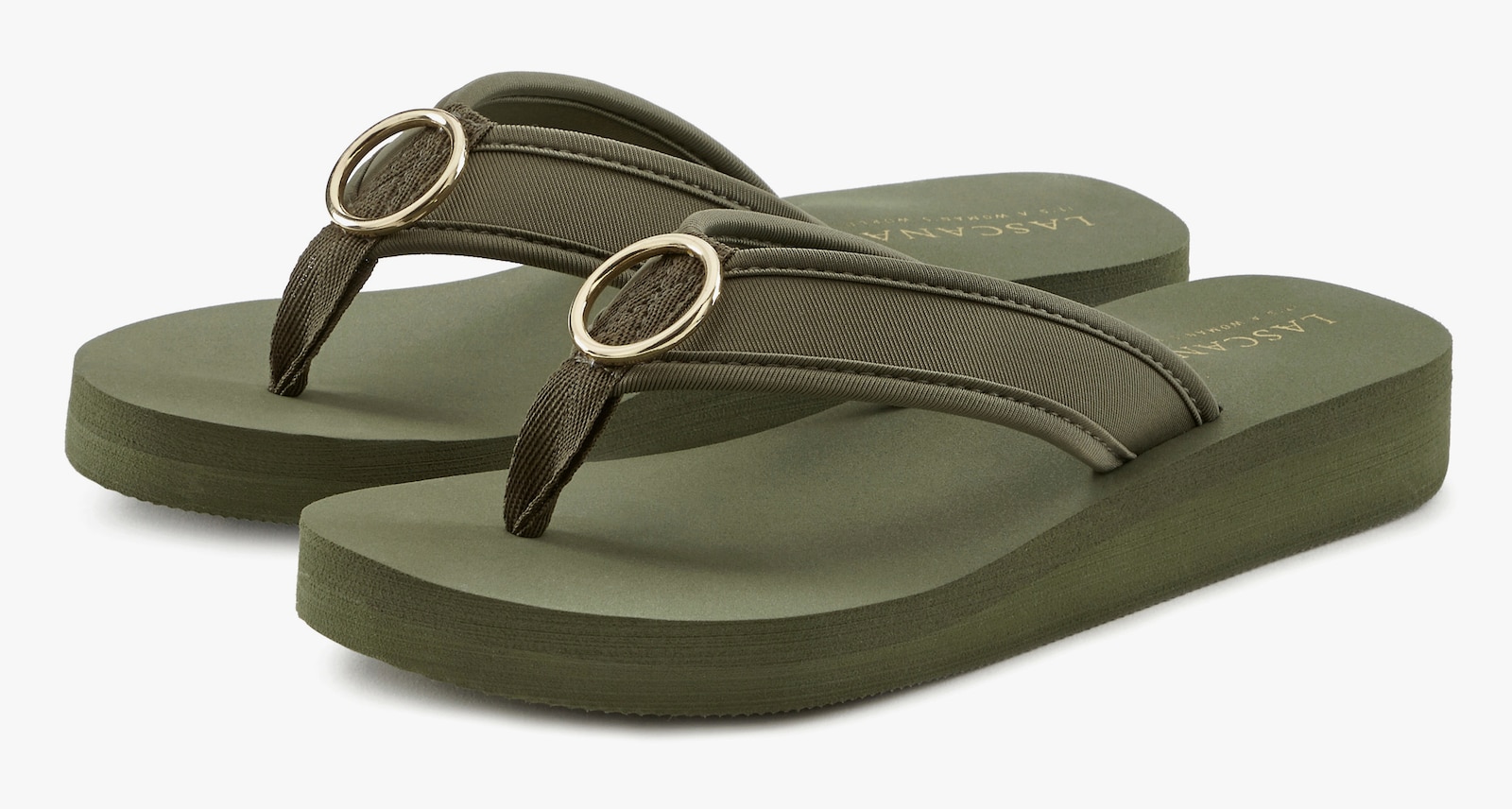 LASCANA Badezehentrenner - oliv