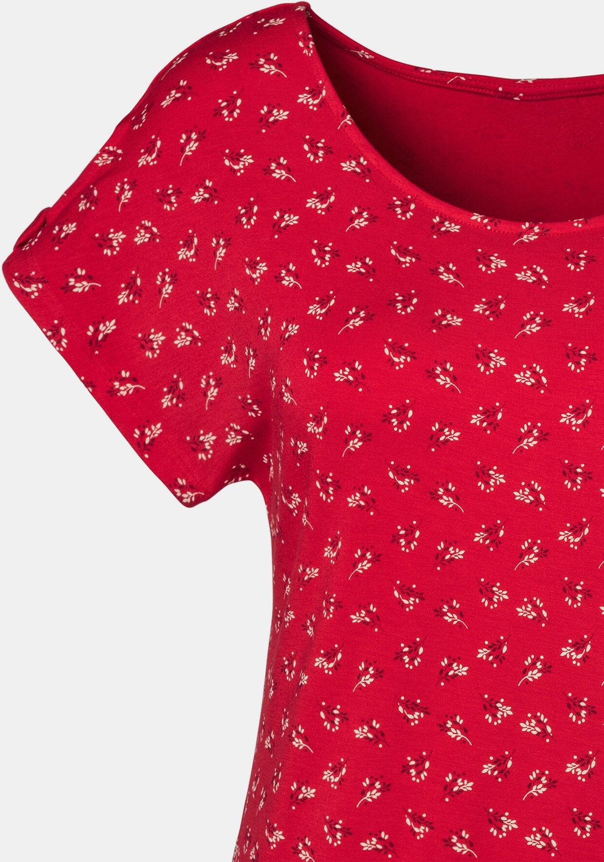 LASCANA T-Shirt - rot, dunkelgrau