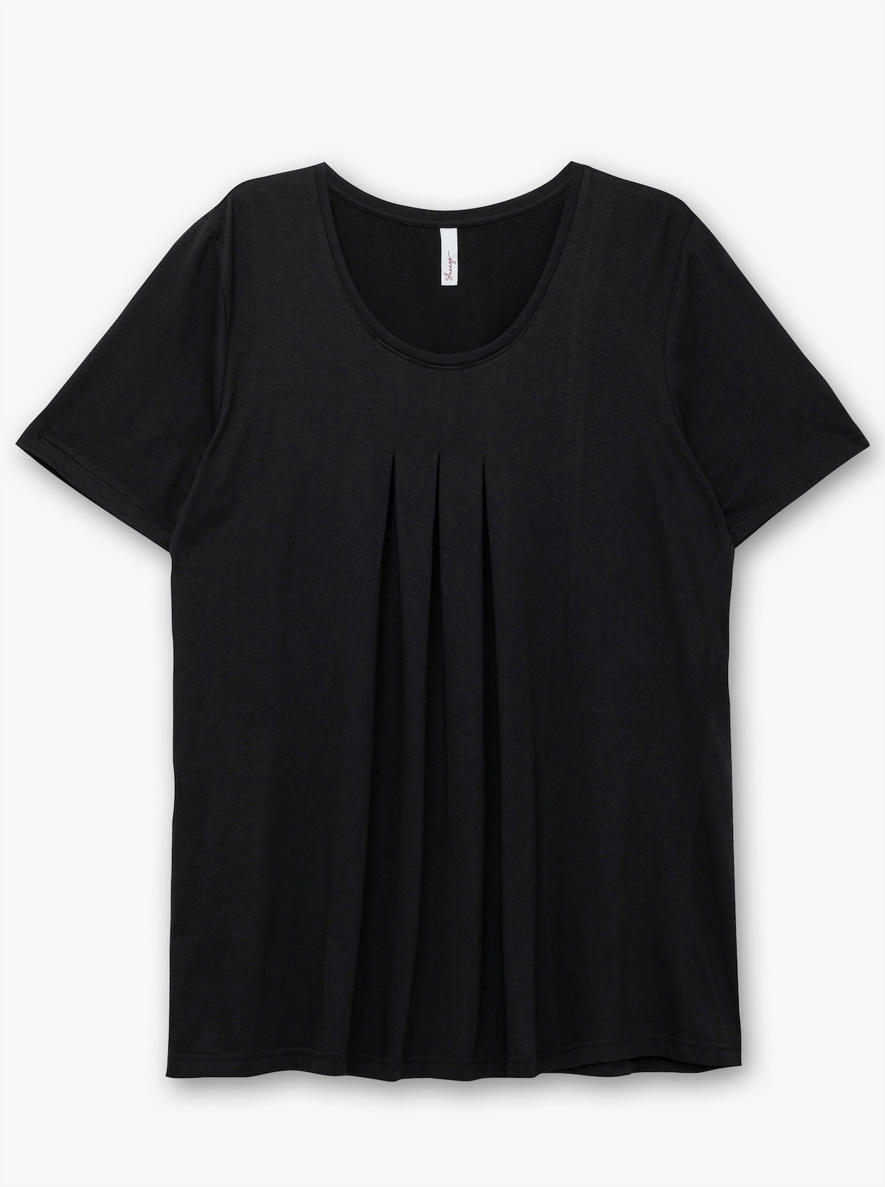 sheego T-Shirt - schwarz