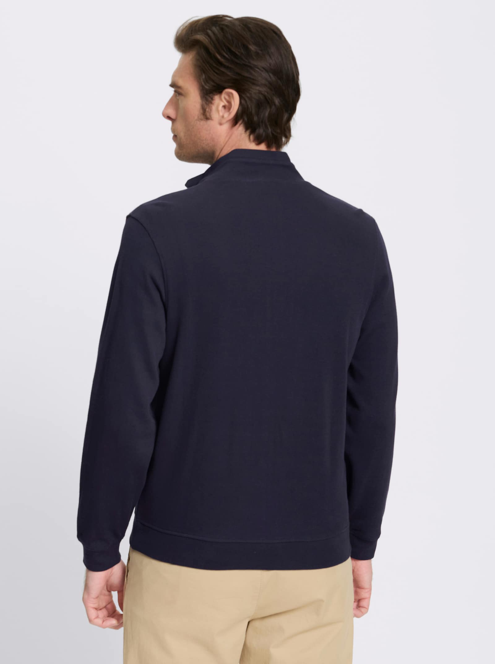 Catamaran Shirtjacke mit durchgehendem Reißverschluss - marine