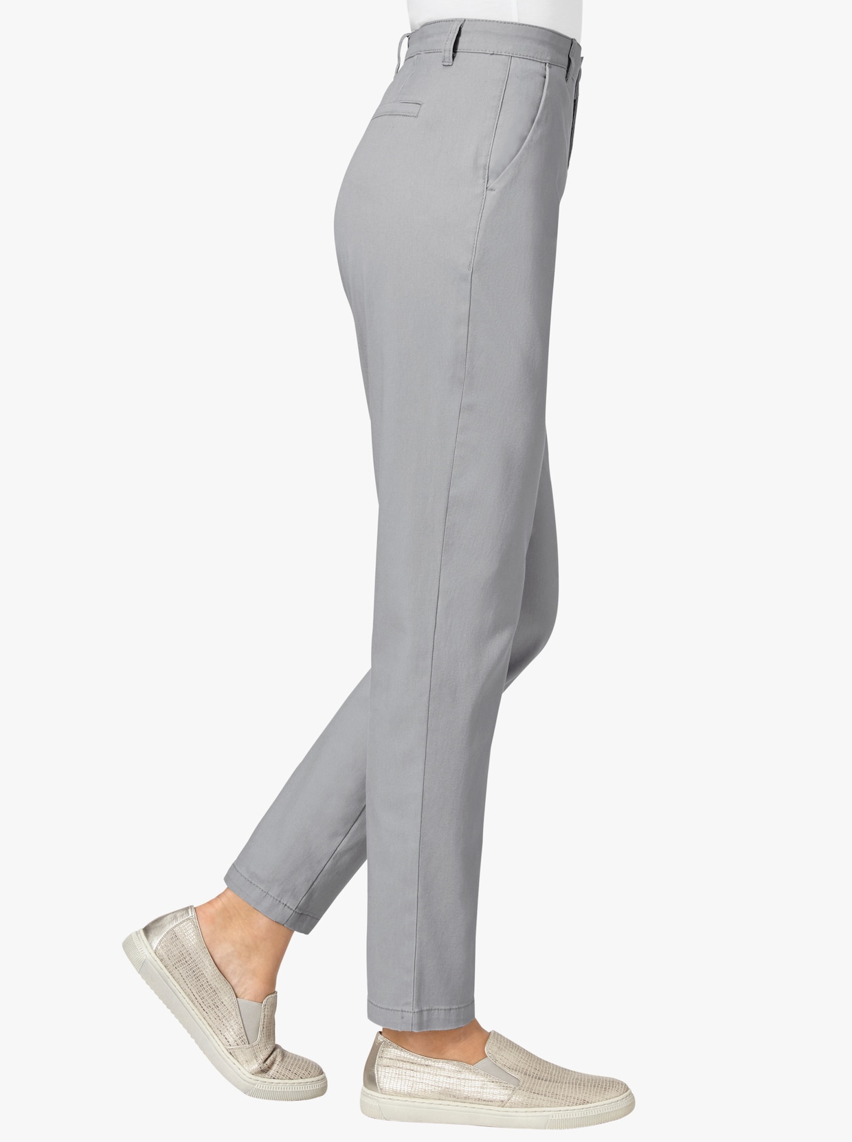 Pantalon boyfriend - gris