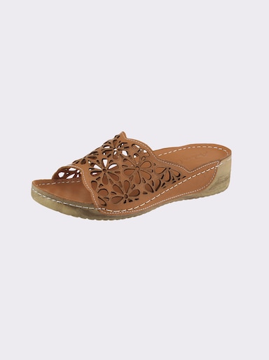 Andrea Conti Pantolette - cognac