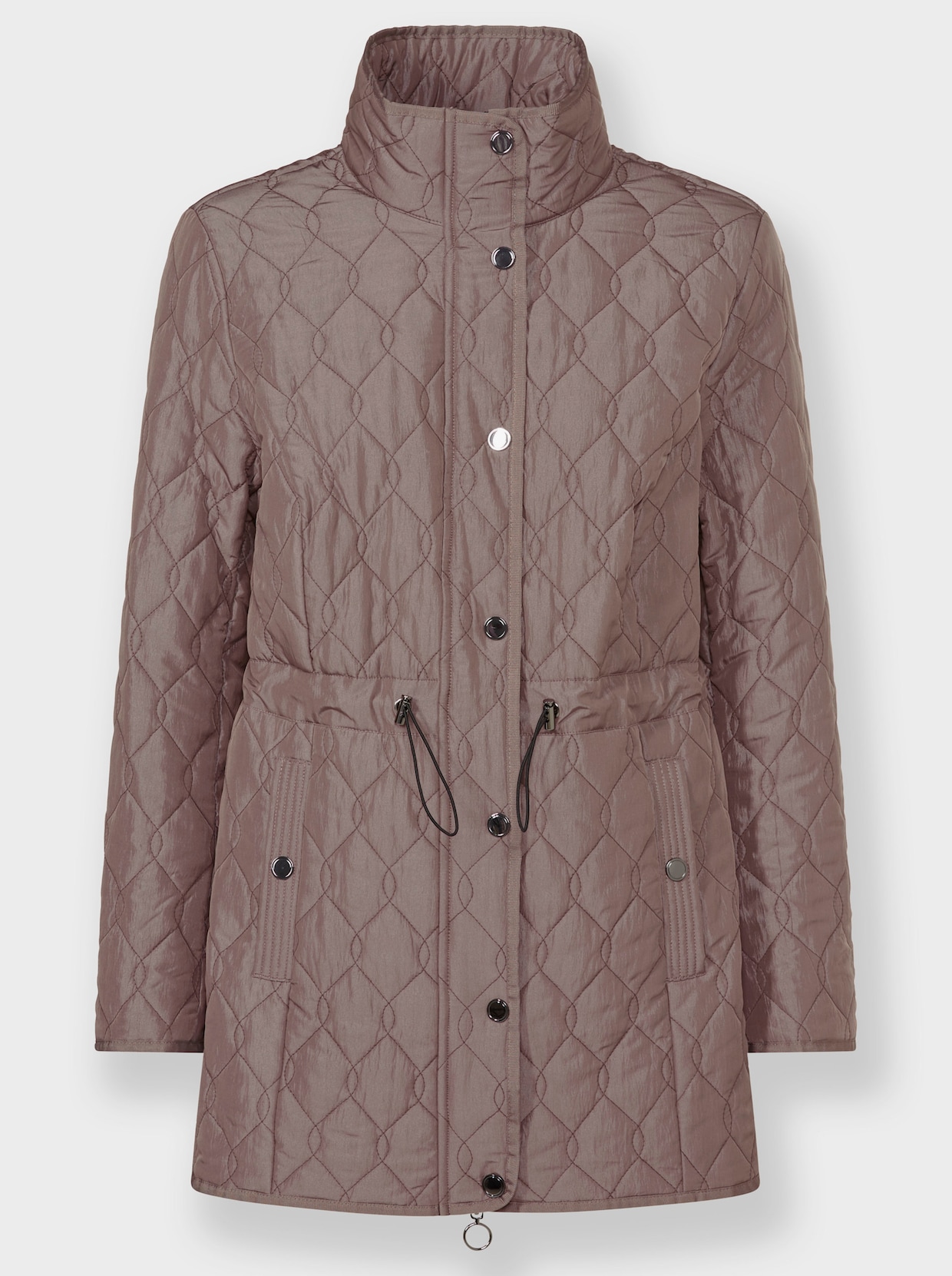 Steppjacke - dunkeltaupe