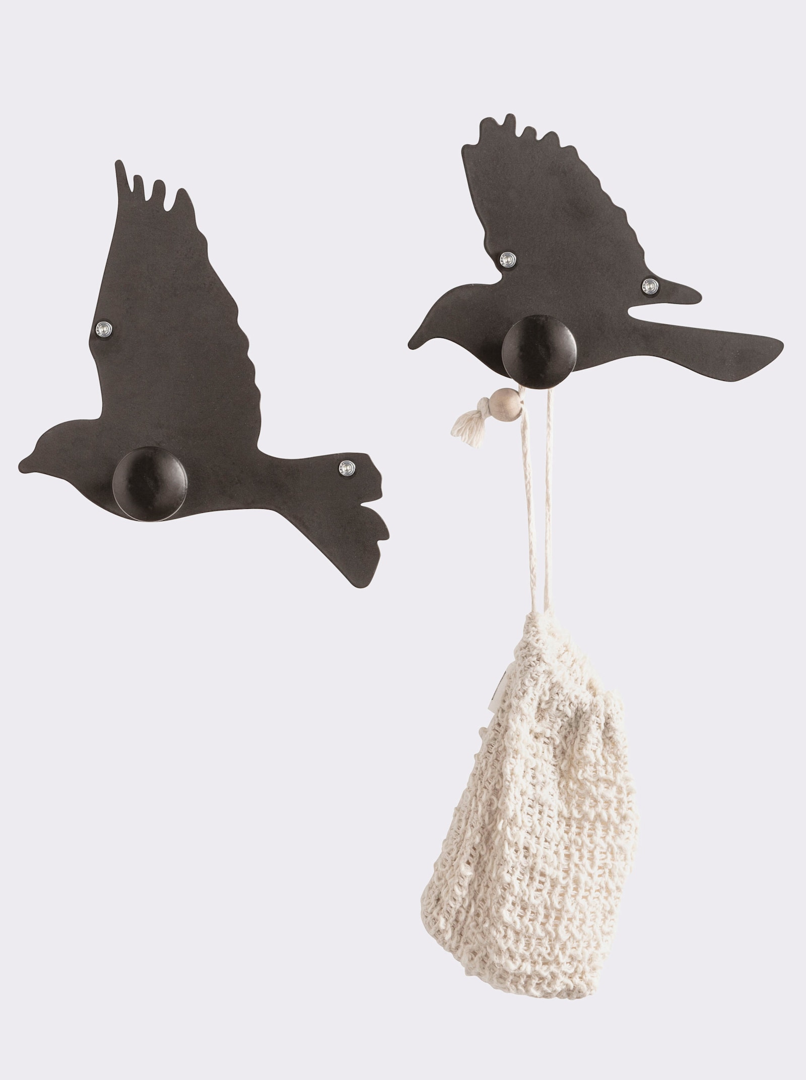 heine home Wandhaken - schwarz