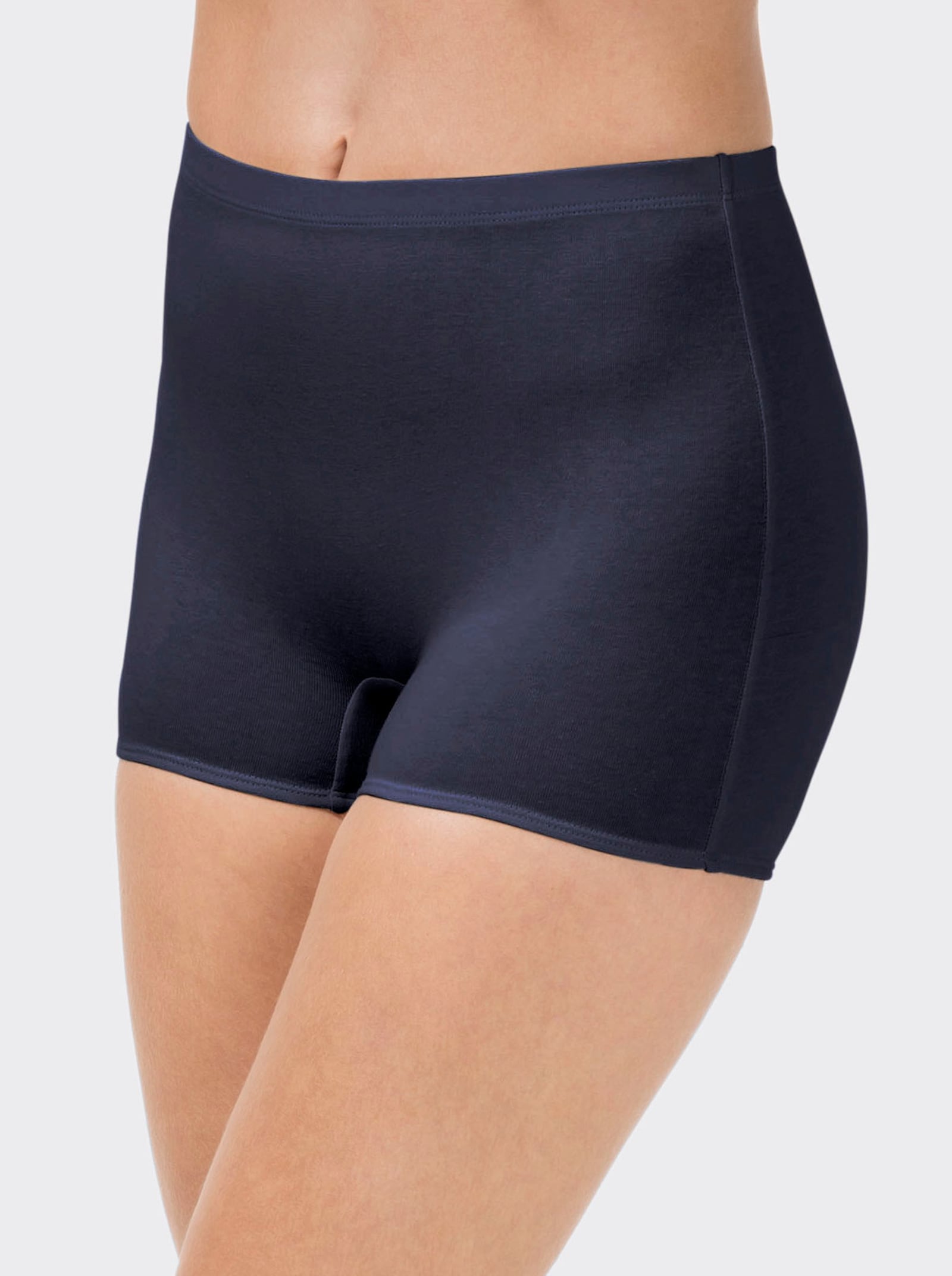 wäschepur Pagenschlüpfer mit glänzenden Zierabschlüssen - weiß + farbig sortiert