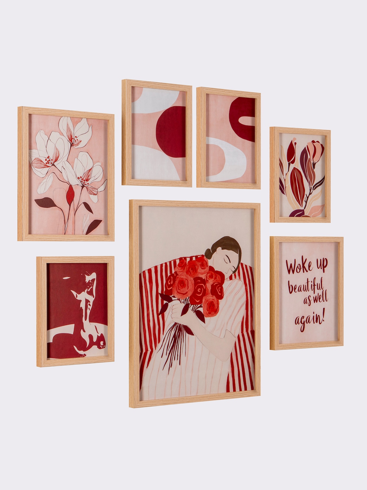 heine home Tableau - couleur ivoire-rouge