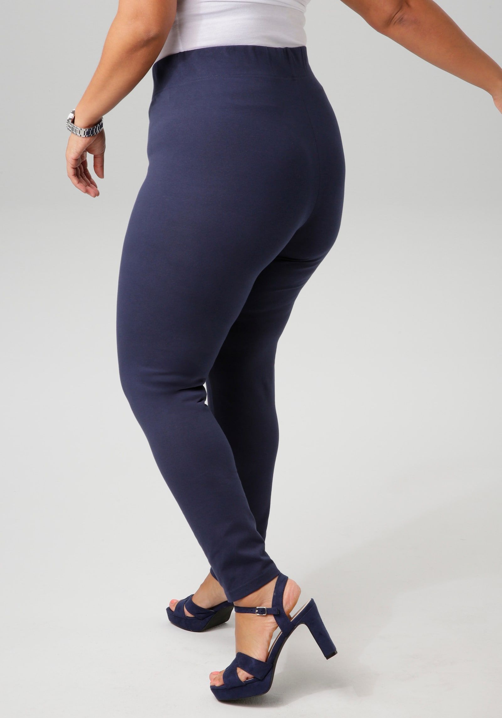 Aniston PLUS Leggings - marine
