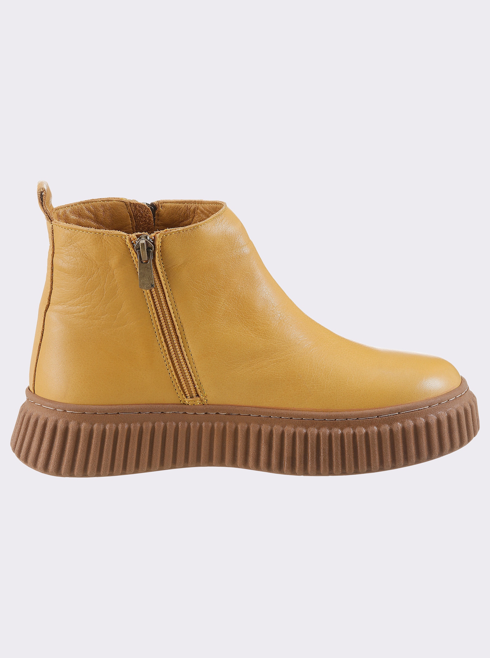 Stiefelette - senfgelb