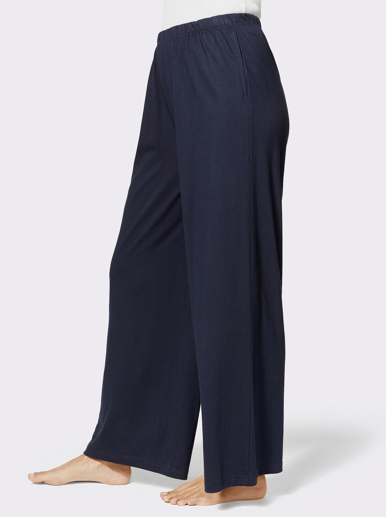 feel good Pantalons - marine + bordeaux
